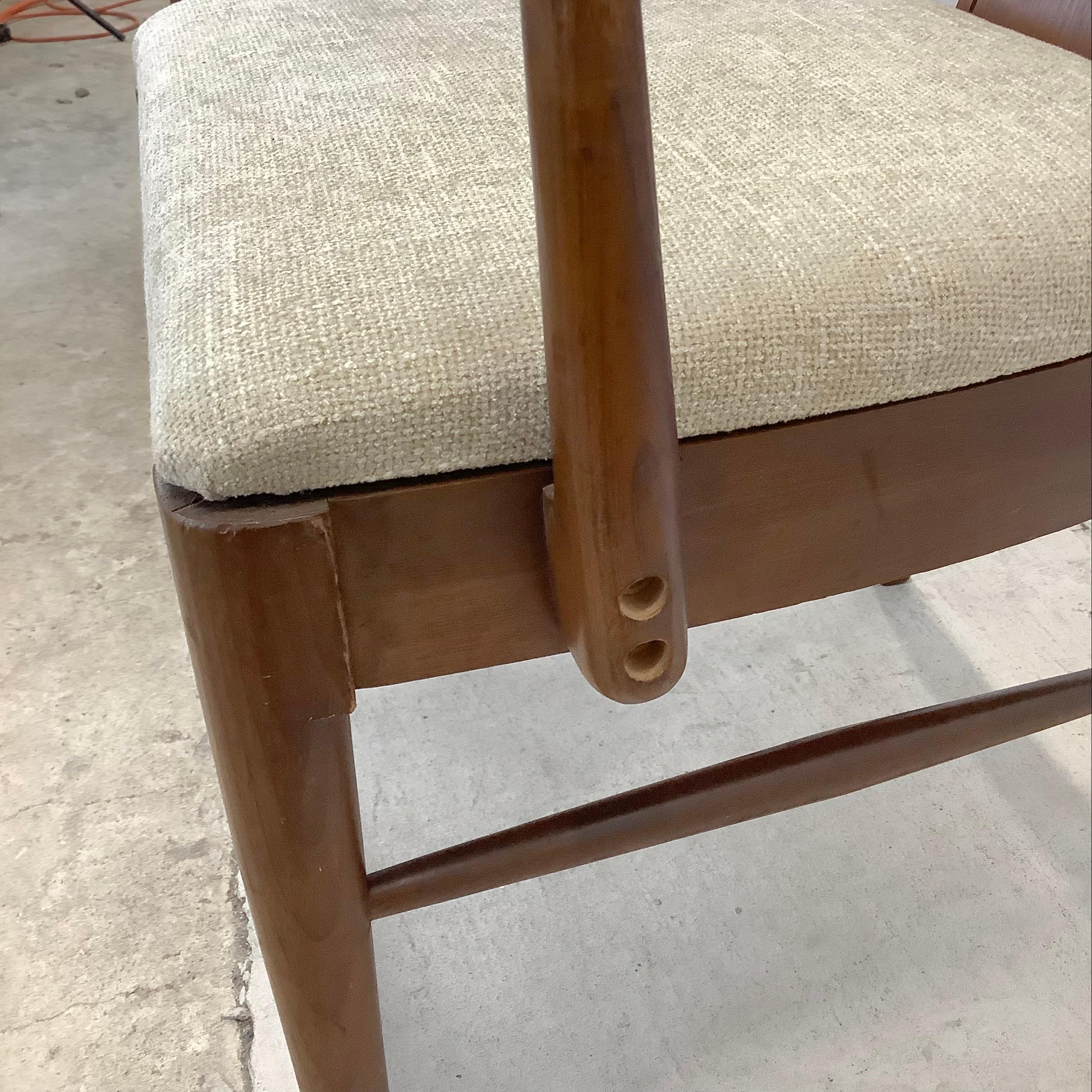 Mid-Century Dining Room Chairs- Set of Six  8