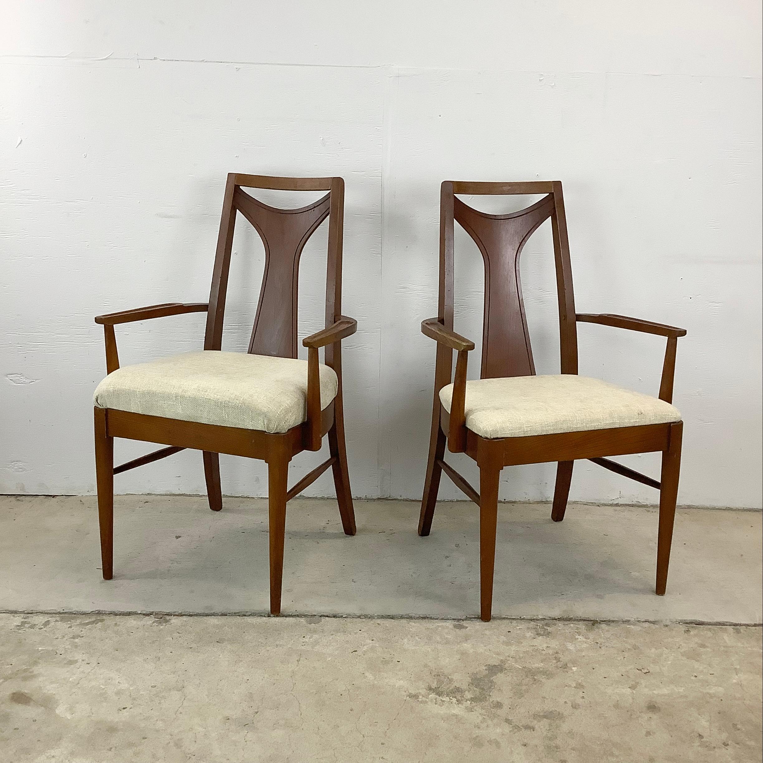 Mid-Century Modern Mid-Century Dining Room Chairs- Set of Six 