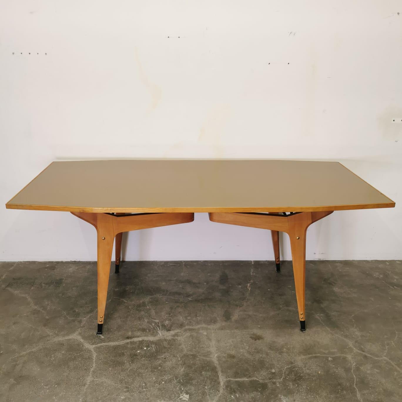 Mid-Century Modern Midcentury Dining Room Table by Sorgente Del Mobile, 1950s