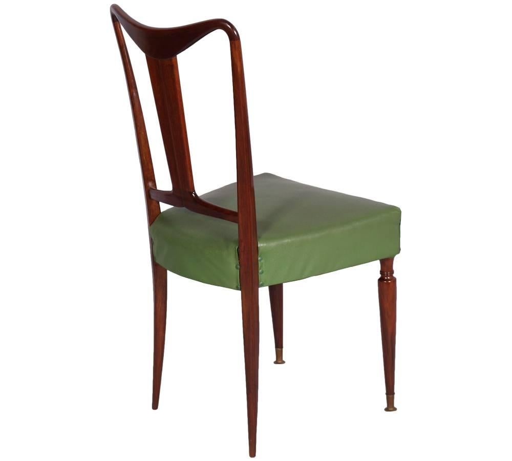 Esszimmertisch und Stühle aus der Mitte des Jahrhunderts, Mahagoni, von Palazzi Dell'arte Cant (Mitte des 20. Jahrhunderts) im Angebot