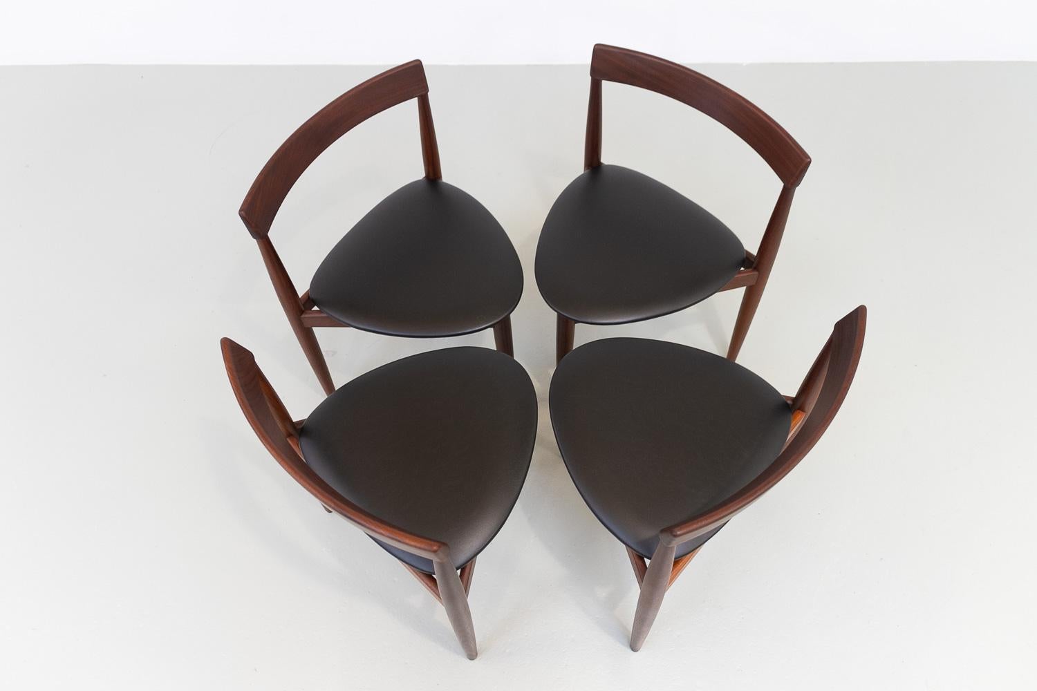 Mid-Century Dining Set by Hans Olsen for Frem Røjle, 1960s. Set of 5. 10