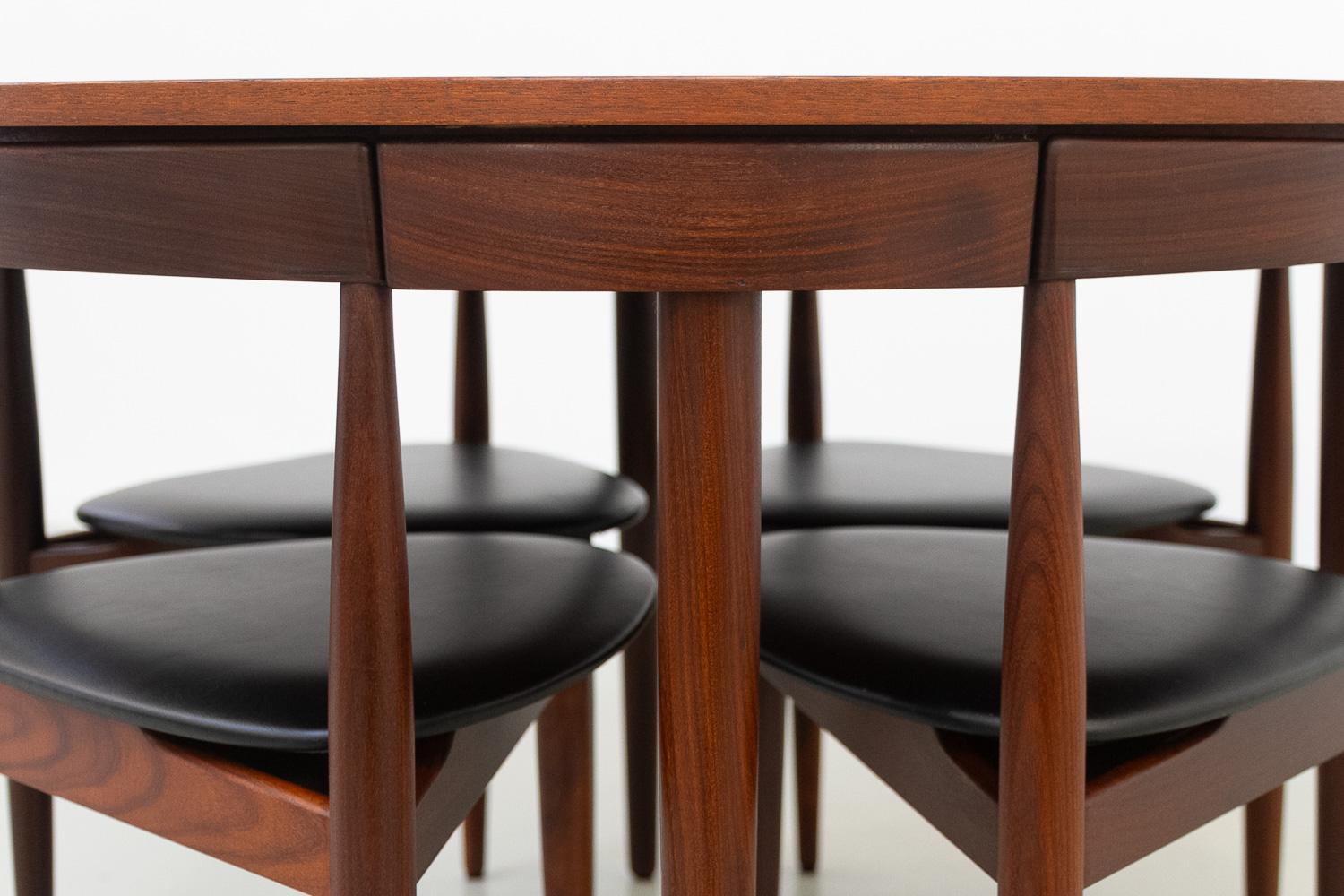 Mid-20th Century Mid-Century Dining Set by Hans Olsen for Frem Røjle, 1960s. Set of 5.