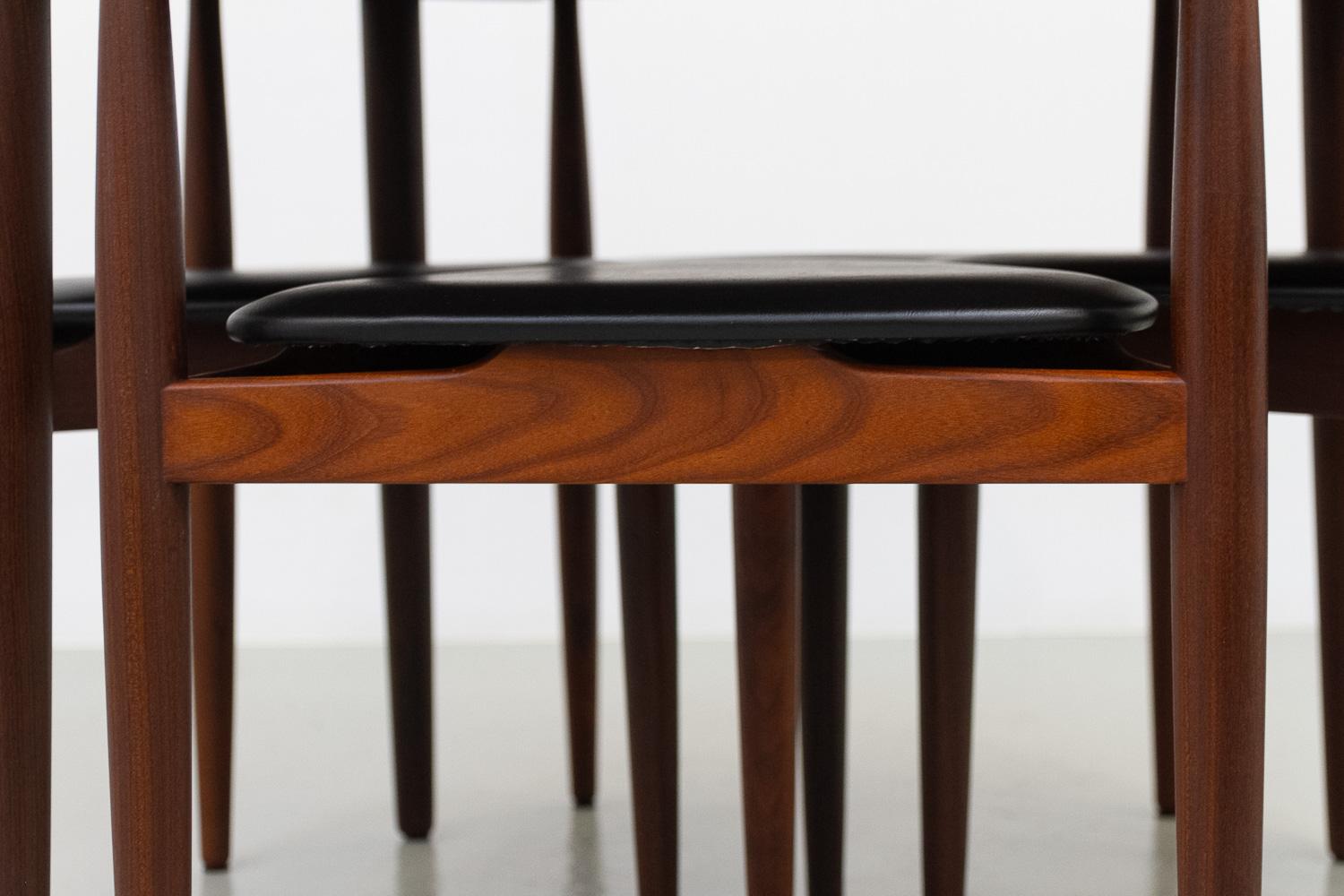 Teak Mid-Century Dining Set by Hans Olsen for Frem Røjle, 1960s. Set of 5.