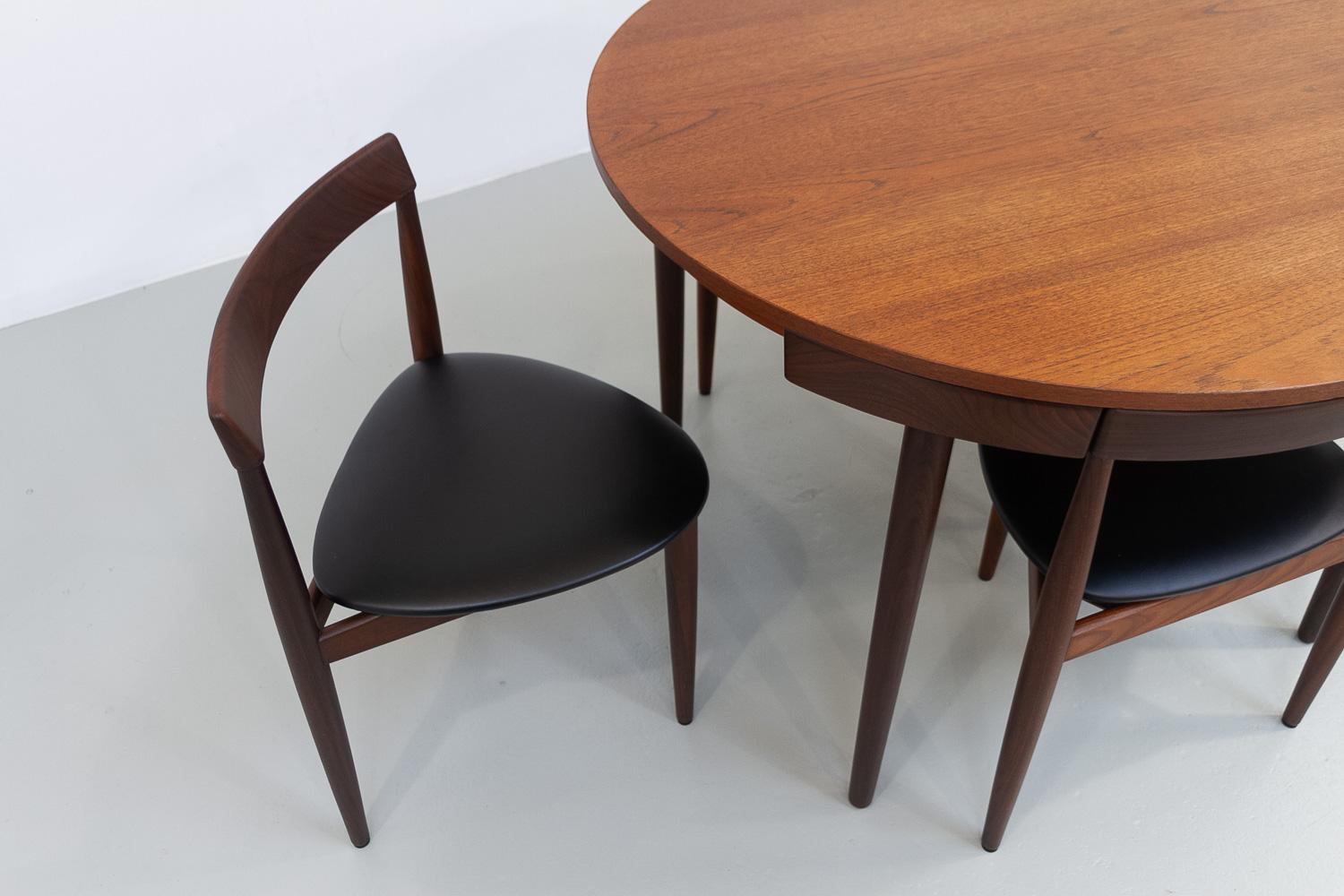 Mid-Century Dining Set by Hans Olsen for Frem Røjle, 1960s. Set of 5. 2