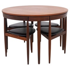 Mid-Century Dining Set by Hans Olsen for Frem Røjle, 1960s. Set of 5.