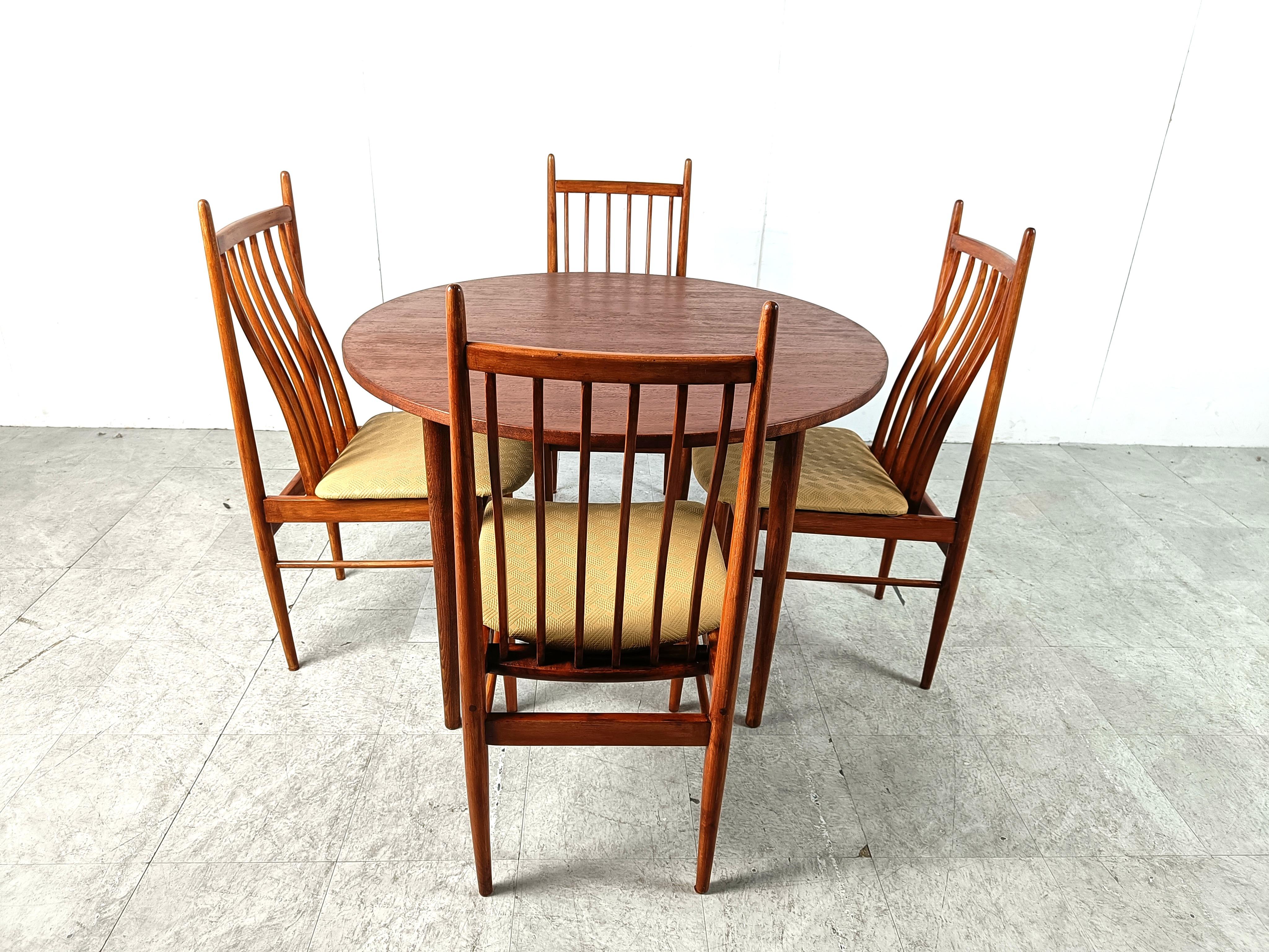 Set da pranzo di metà secolo, Danimarca, anni '60 in vendita 4