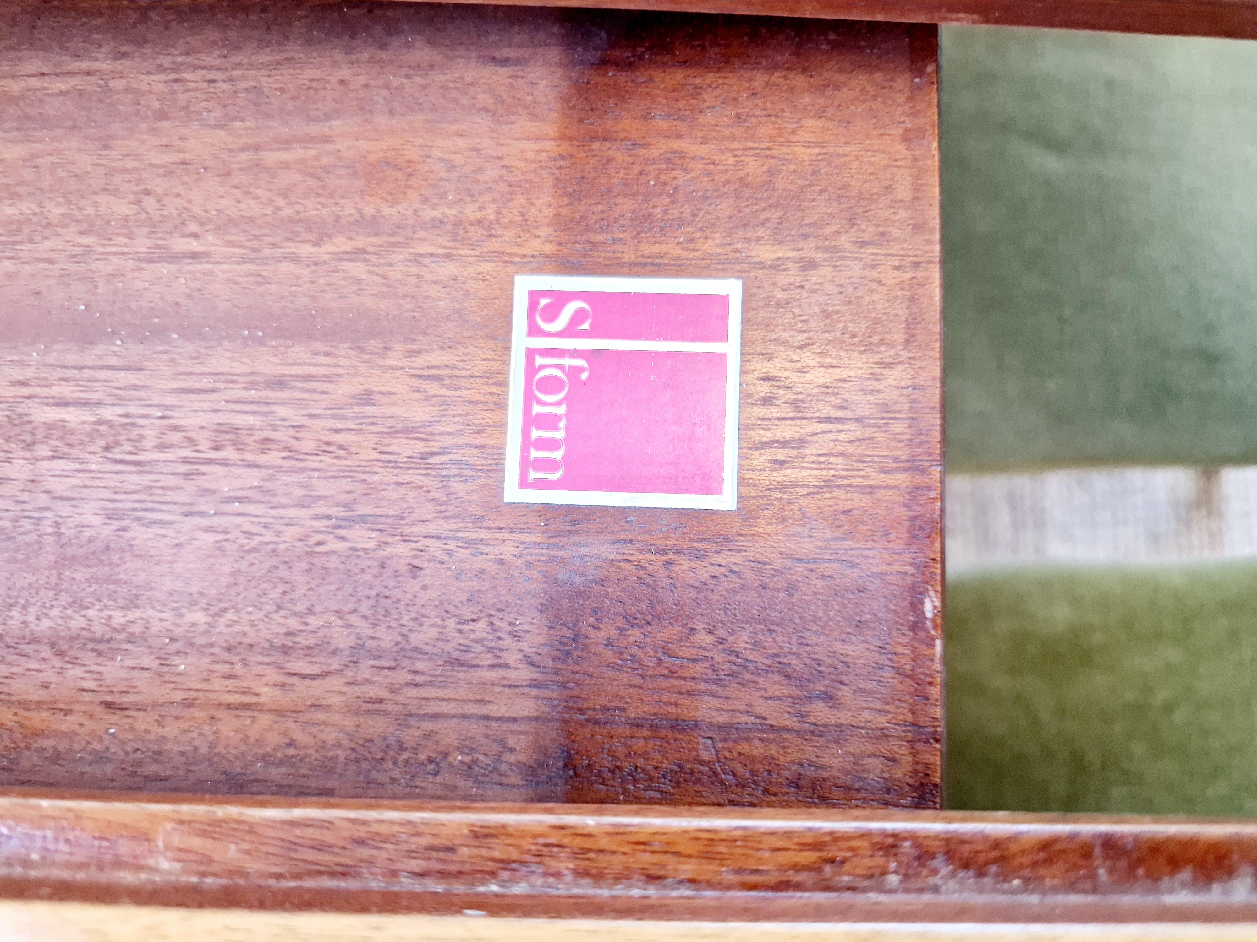 British Mid Century Dining Table and 6 Chairs S Form For Sale