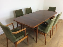 Midcentury Dining Table and Chairs by Robert Heritage