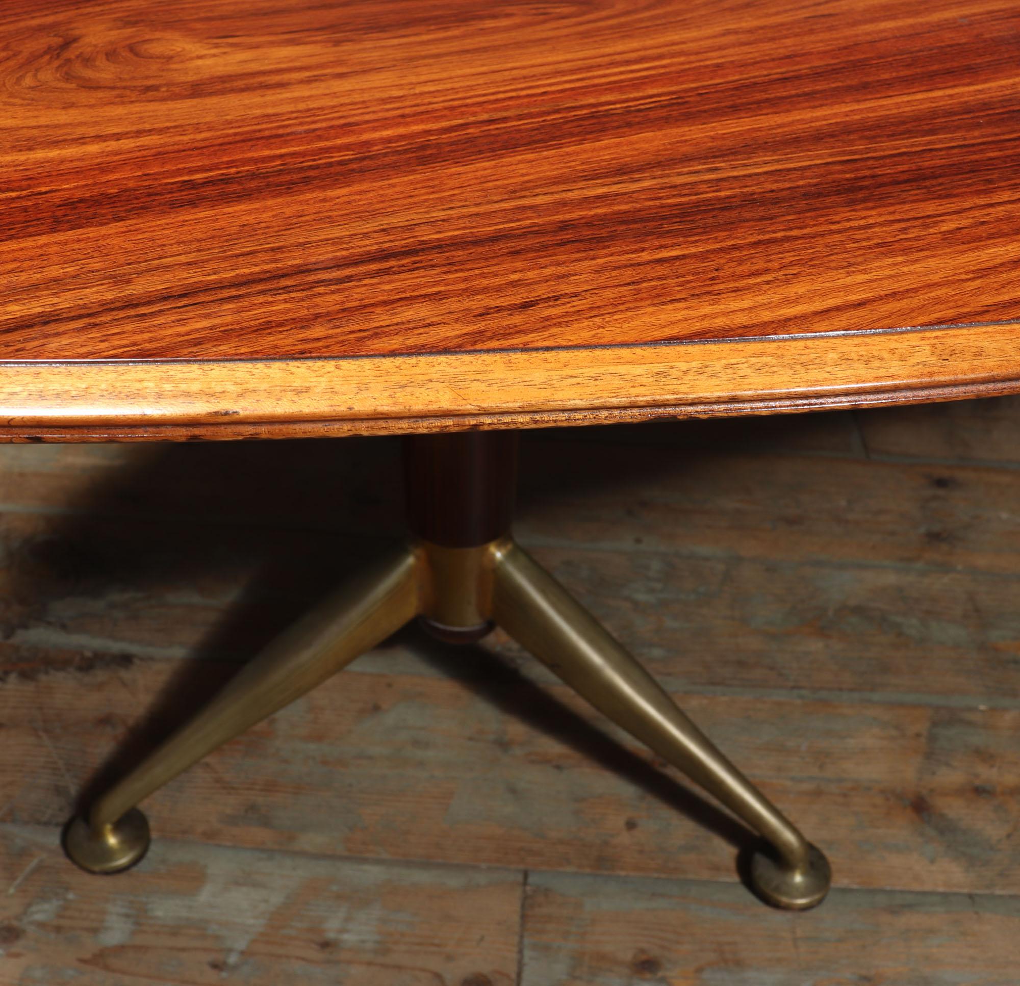 Rosewood Mid Century Dining table by Andrew Milne For Sale