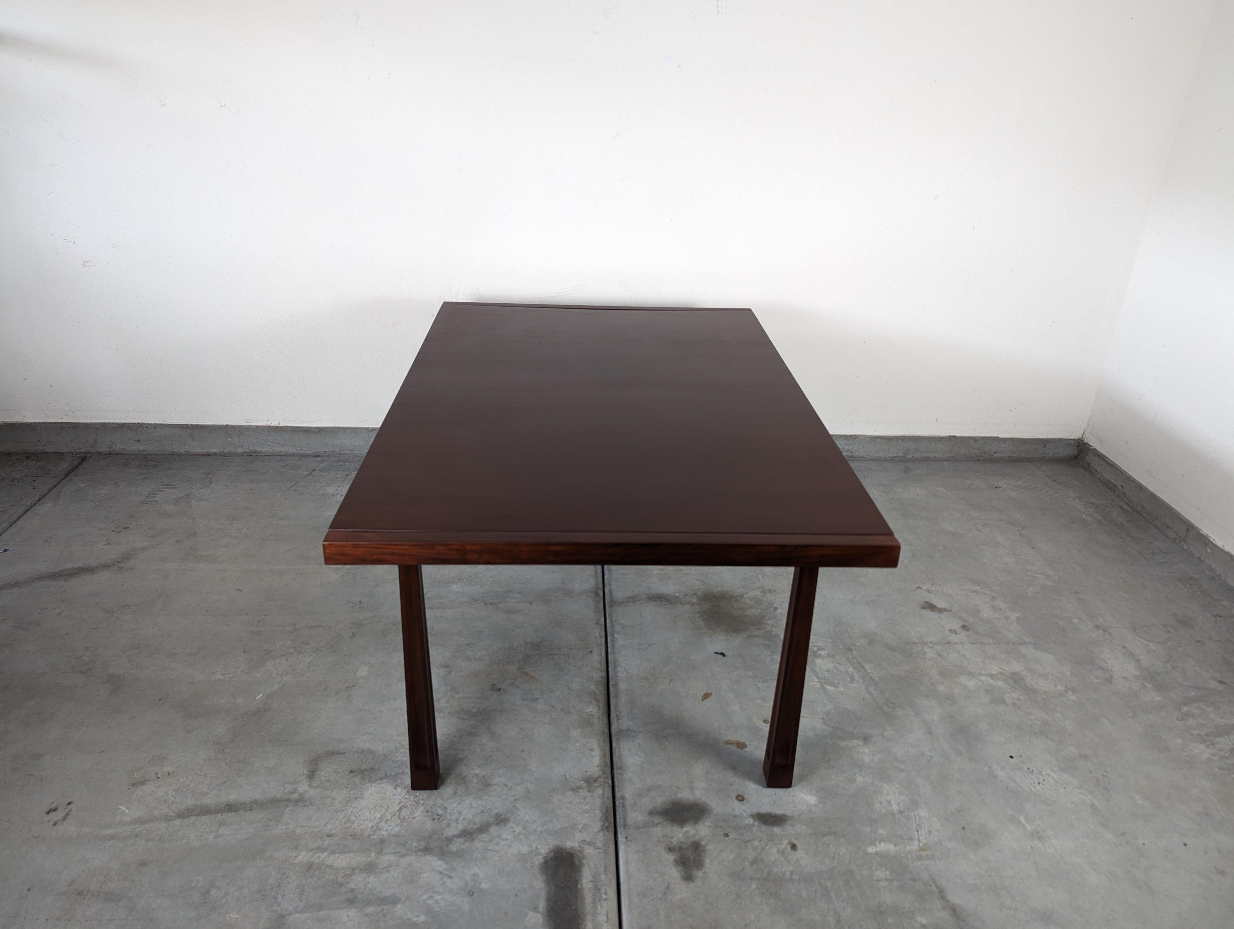 Mid-Century Dining Table by Edmond J. Spence for Industria Mueblera of Mexico In Good Condition In Chino Hills, CA