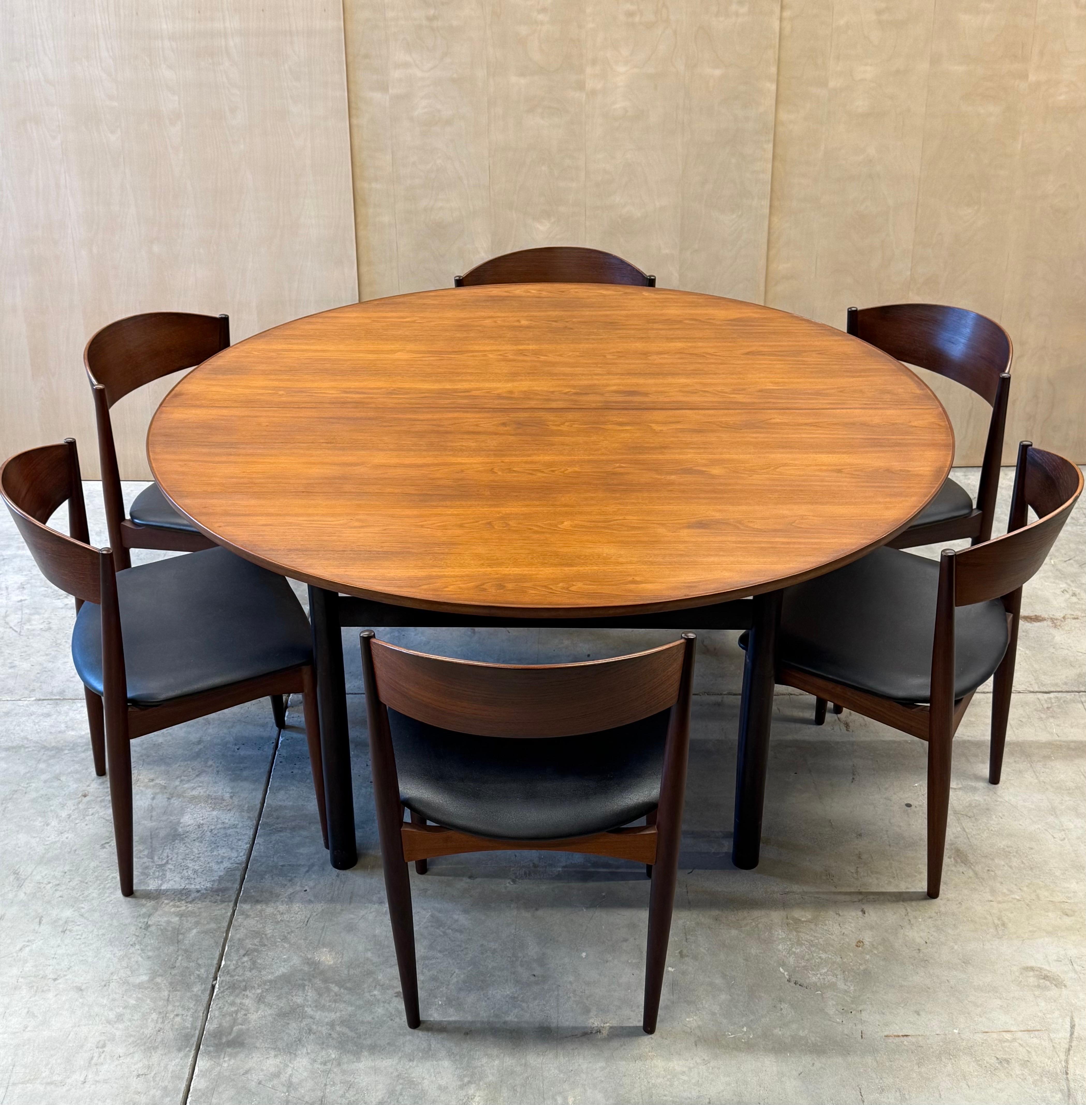 Mesa de comedor de mediados de siglo de Edward Wormley para Dunbar en venta 6