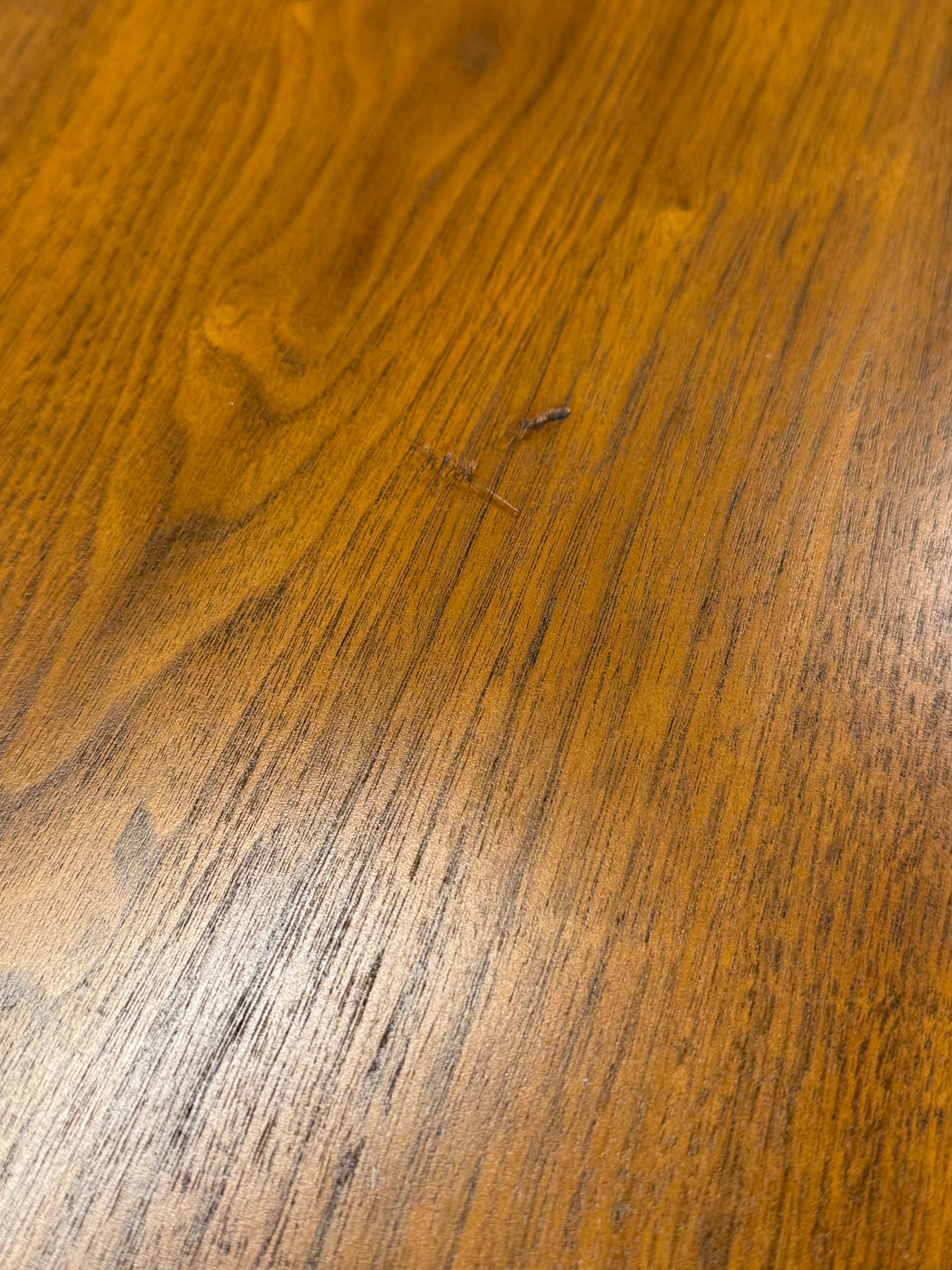 Mesa de comedor de mediados de siglo de Edward Wormley para Dunbar Madera en venta