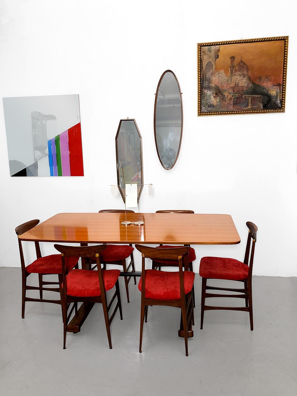 20th Century Table de salle à manger du milieu du siècle par Gianfranco Frattini en vente