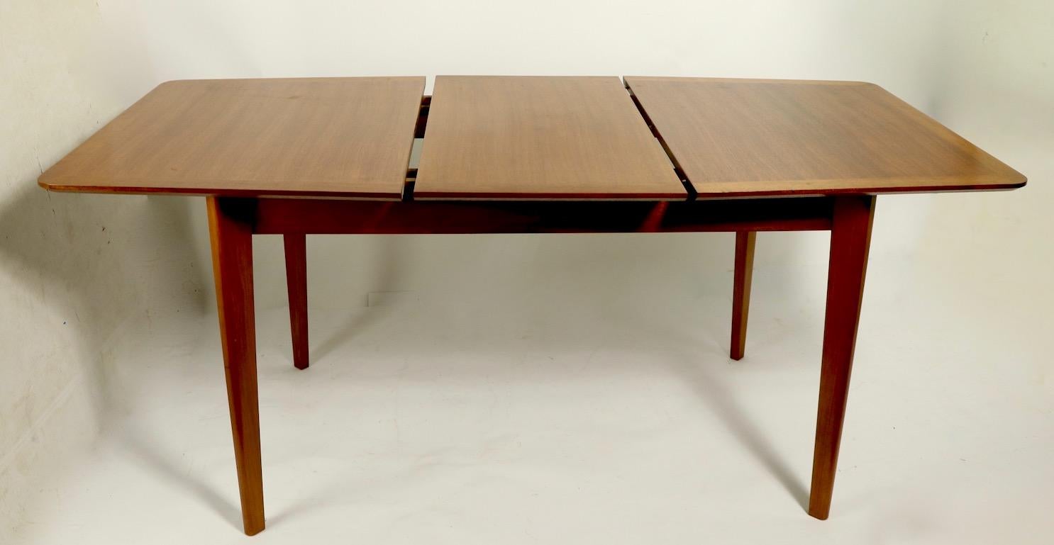 Walnut Mid Century Dining Table by Gimson and Slater For Sale