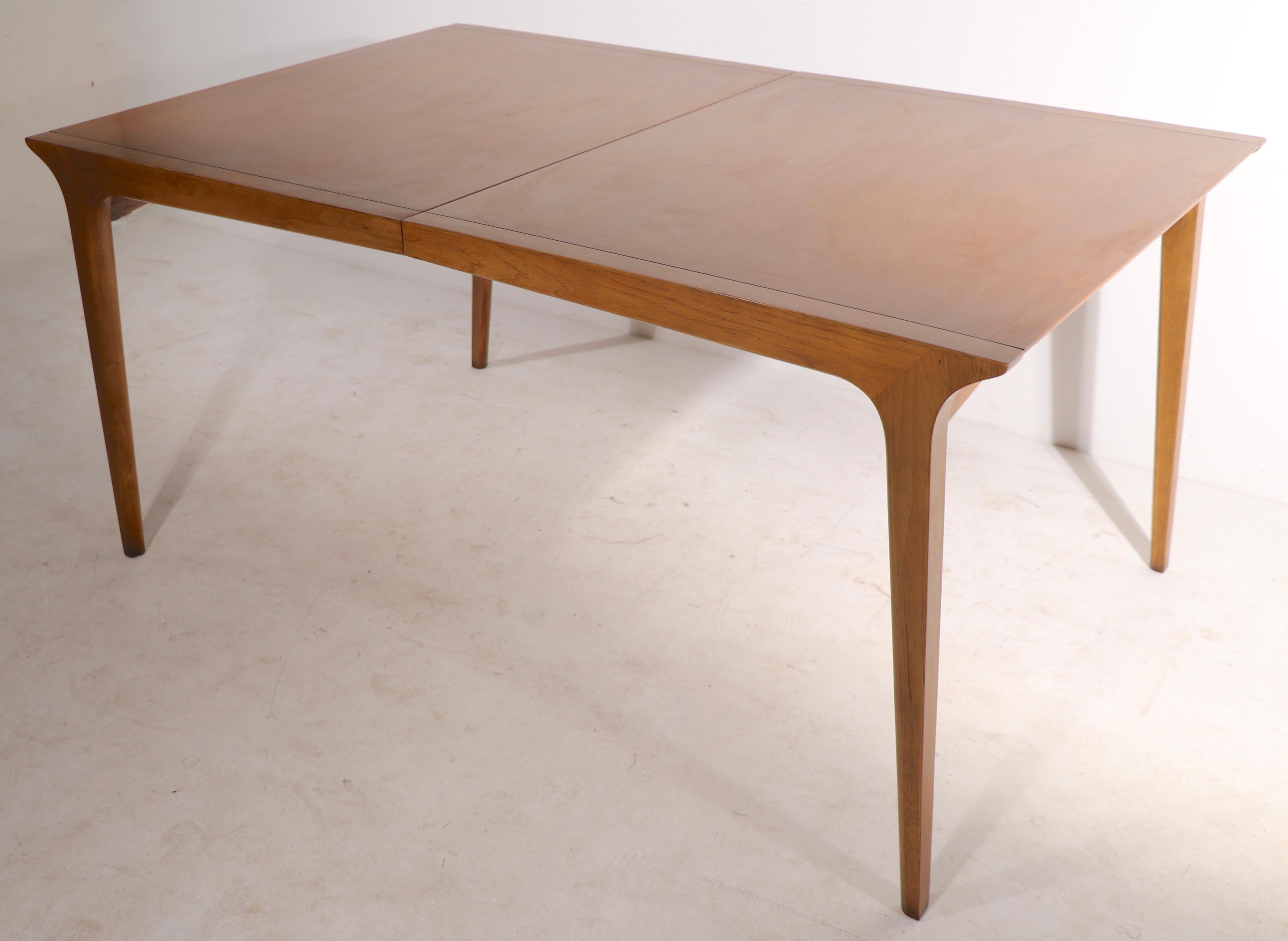 Mid Century Dining Table by John Van Koert Profile for Drexel, 1950's In Good Condition In New York, NY