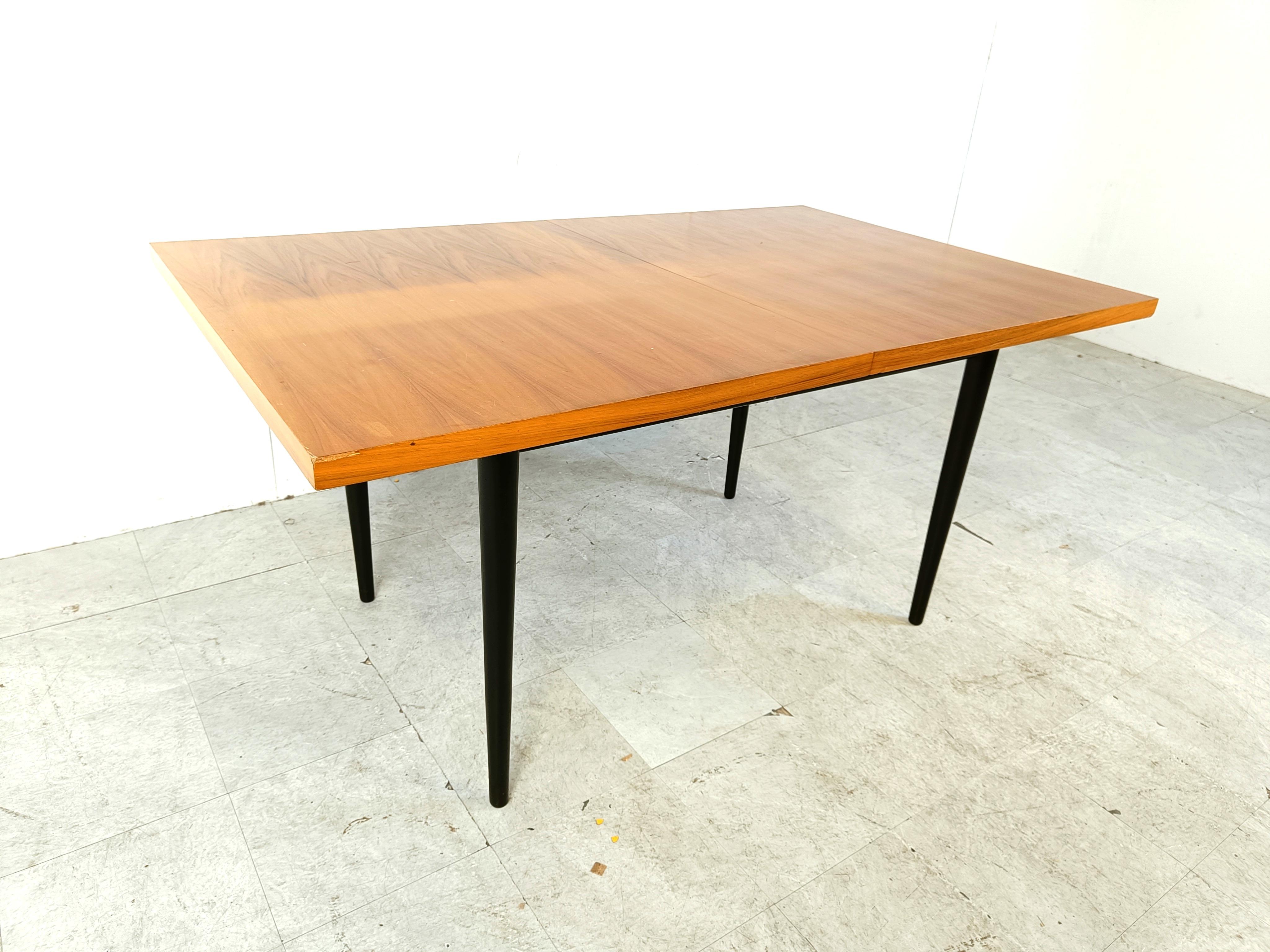 Mid century dining table by Jos De Mey, 1960s For Sale 5