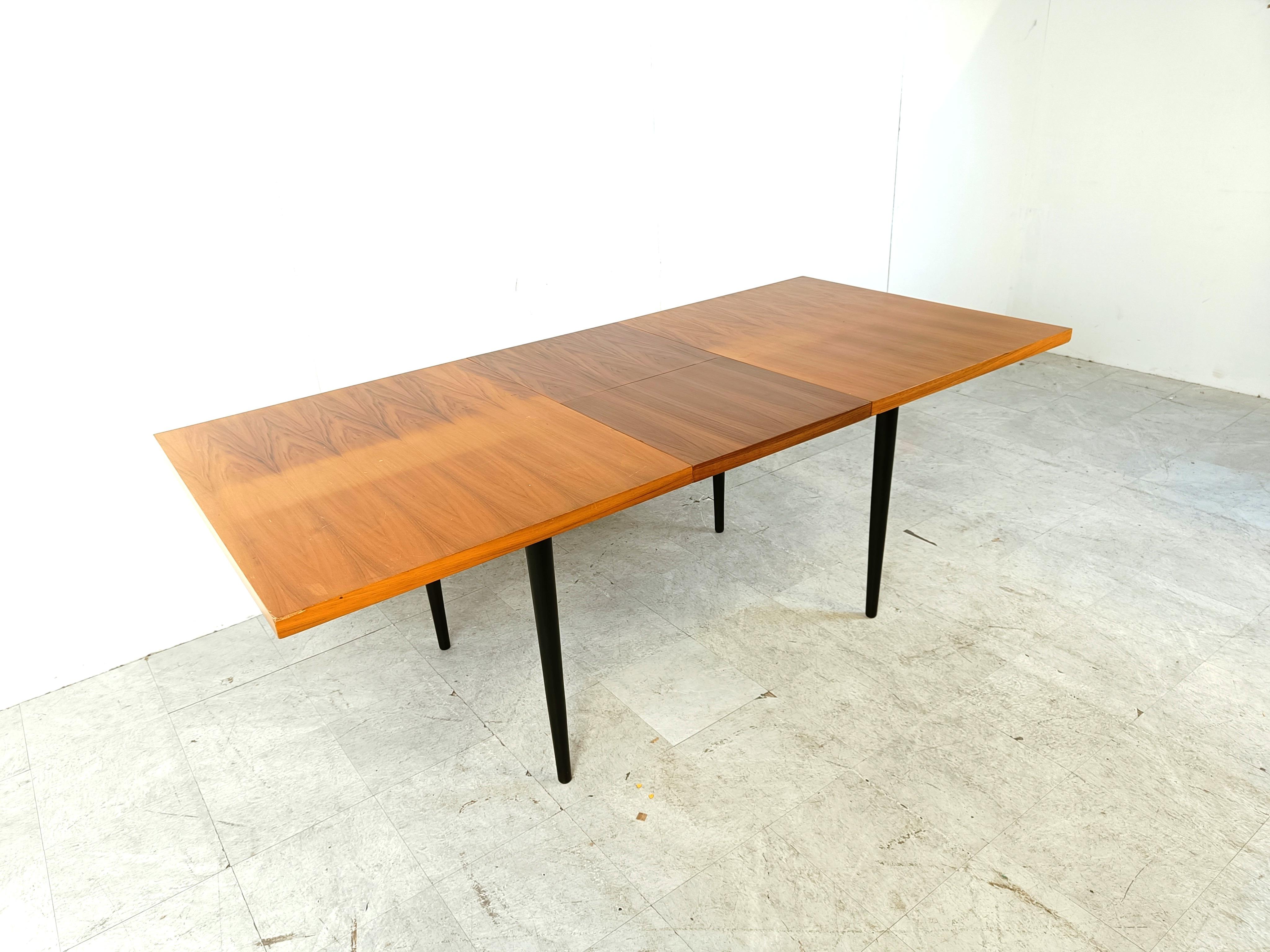 Belgian Mid century dining table by Jos De Mey, 1960s For Sale