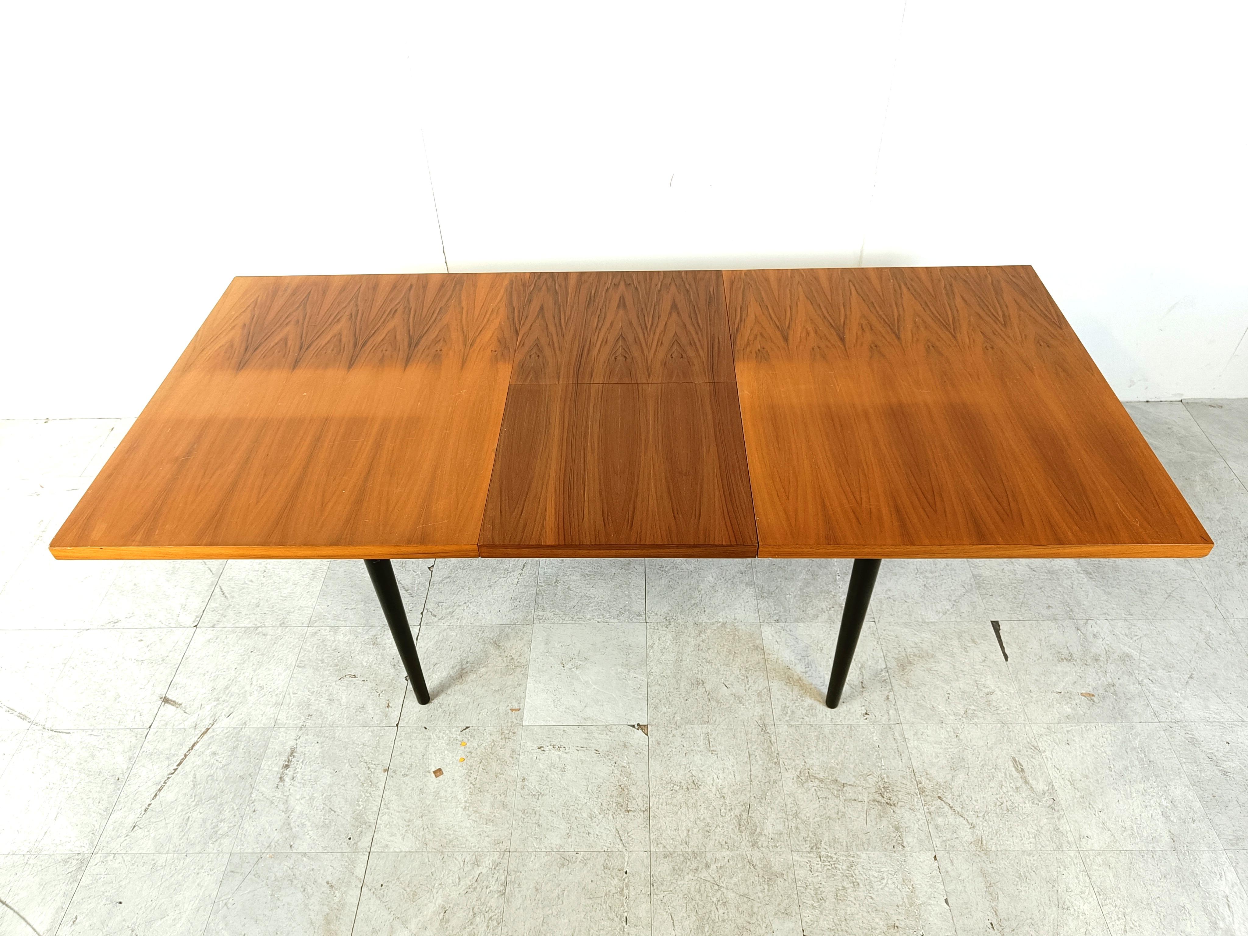 Mid century dining table by Jos De Mey, 1960s For Sale 1