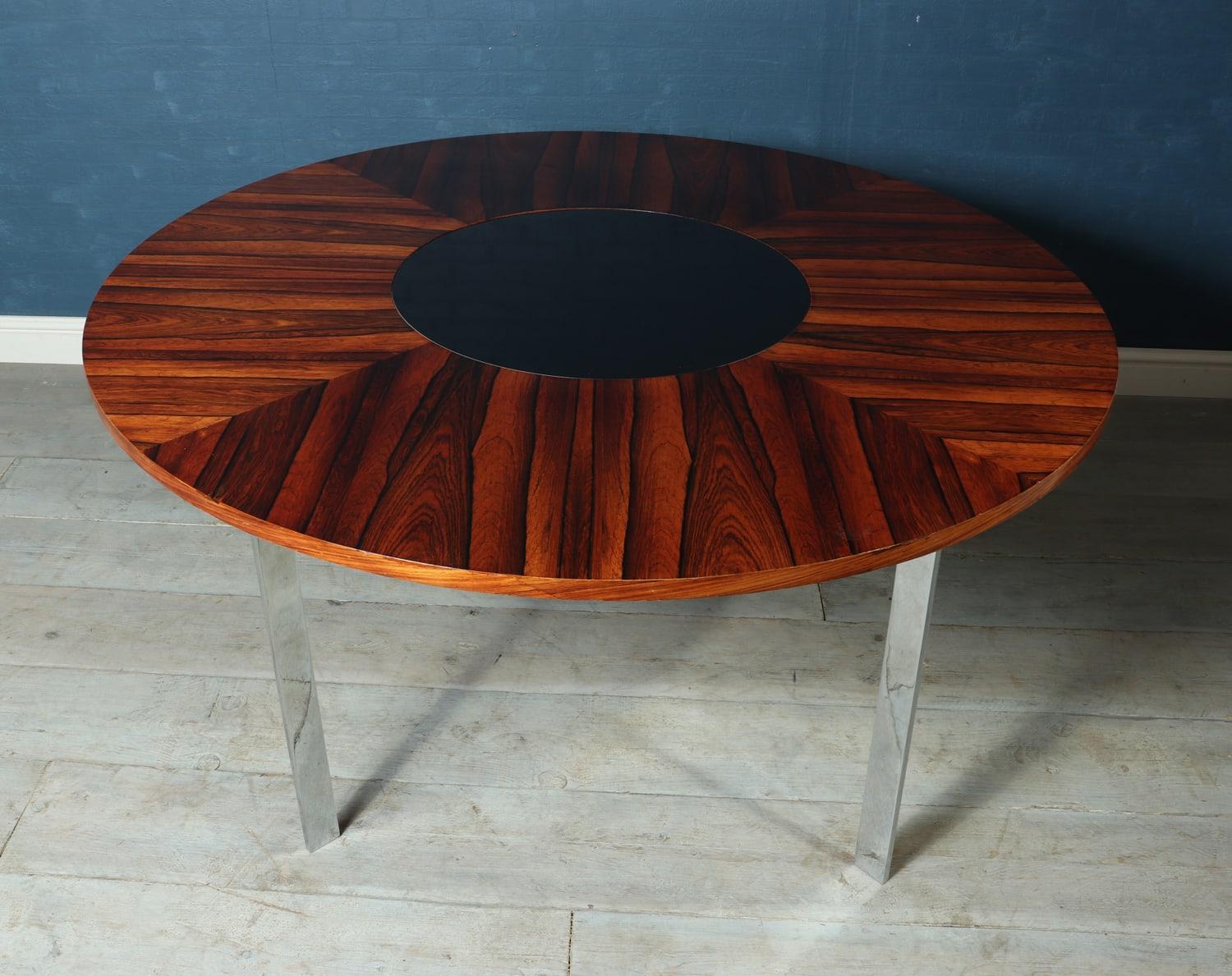 Steel Midcentury Dining Table by Merrow Associates For Sale