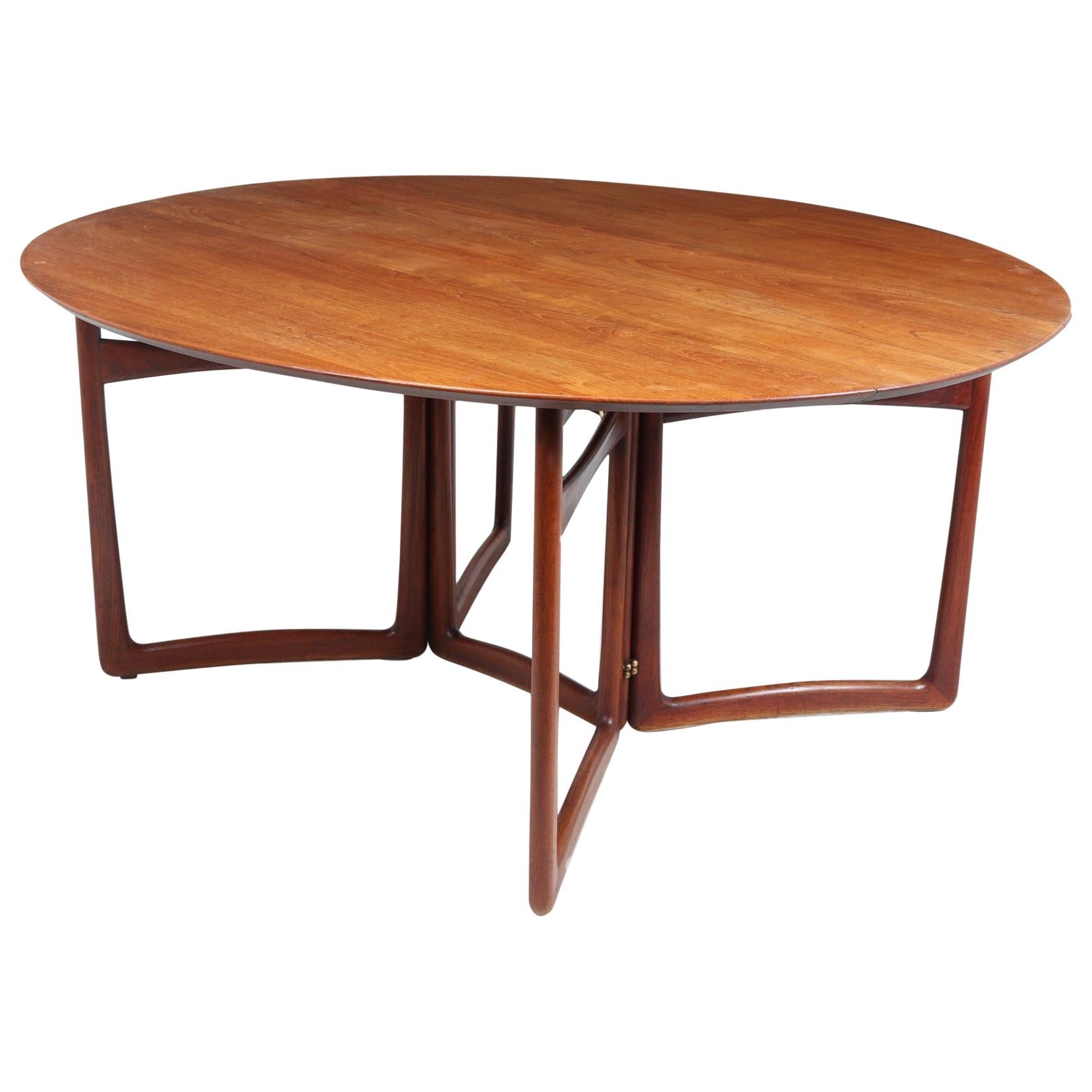 Mid Century Dining Table by Peter Hvidt and Orla Molgaard-Nielsen, c1950