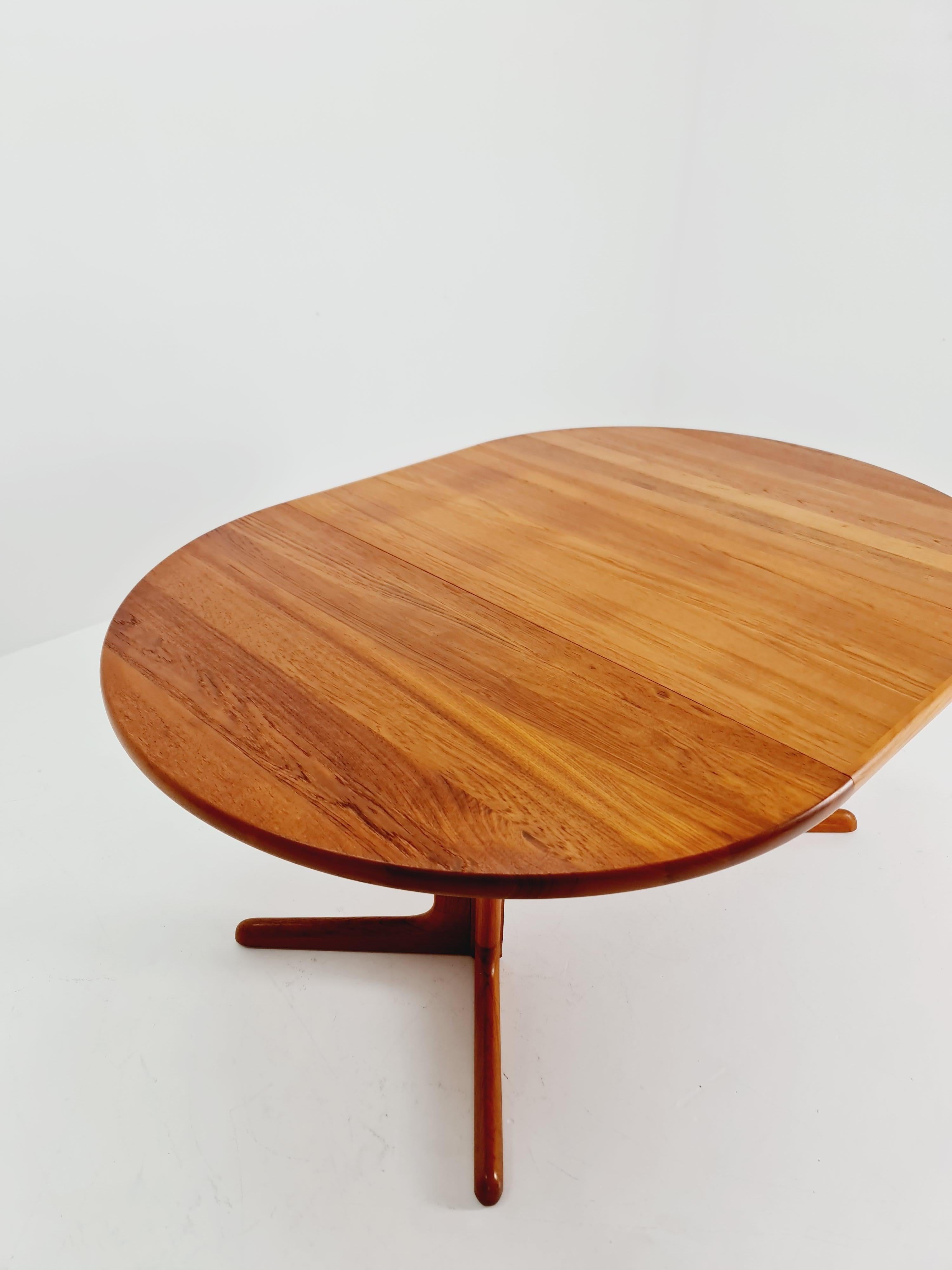 Mid Century Dining Table by Skovby MöbelFabrik A/S 1 from Denmark in 1970s For Sale 1