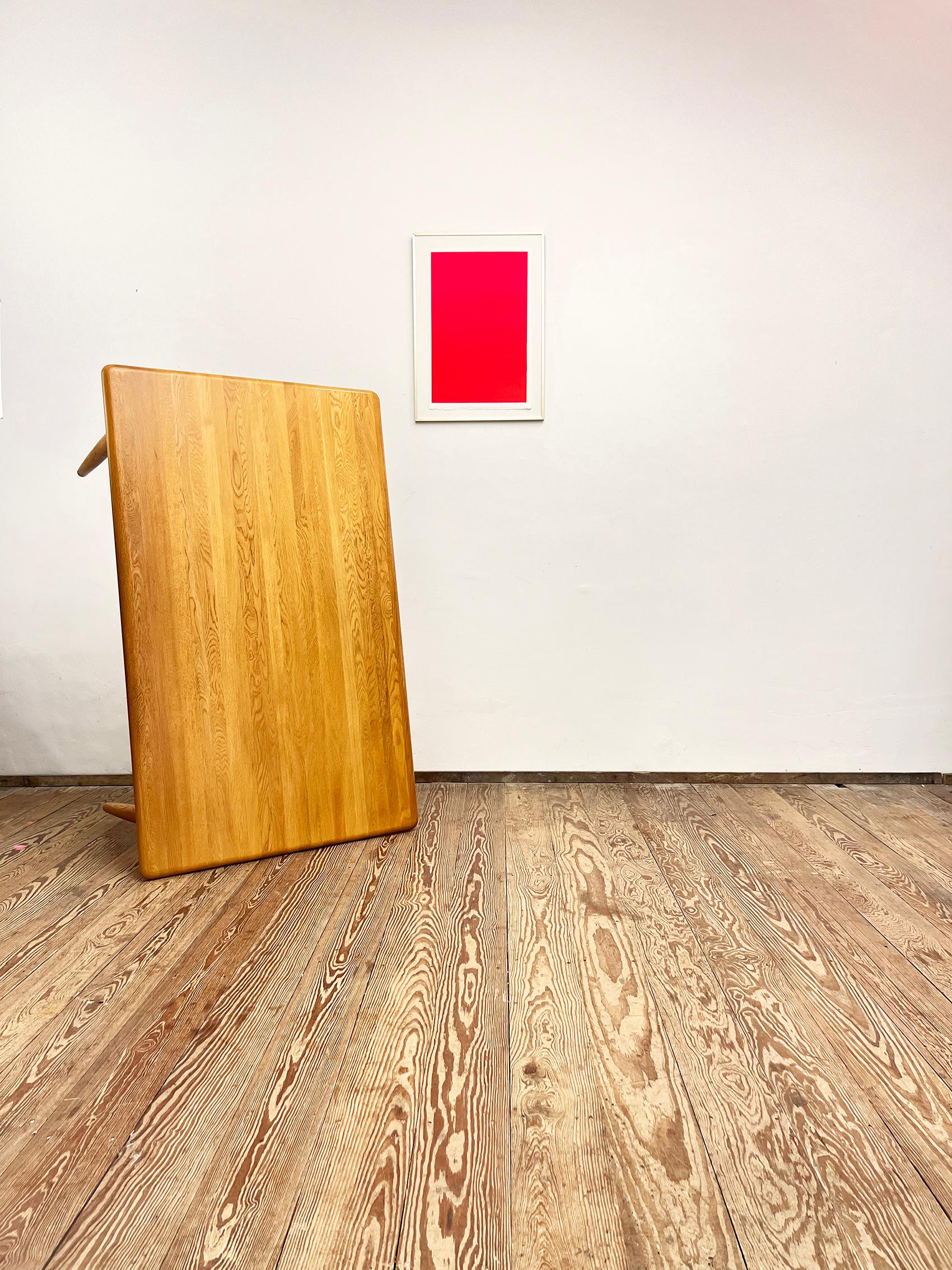 Table de salle à manger du milieu du siècle, Design/One en bois de Oak Wood, Danemark, années 1960 Bon état - En vente à München, Bavaria