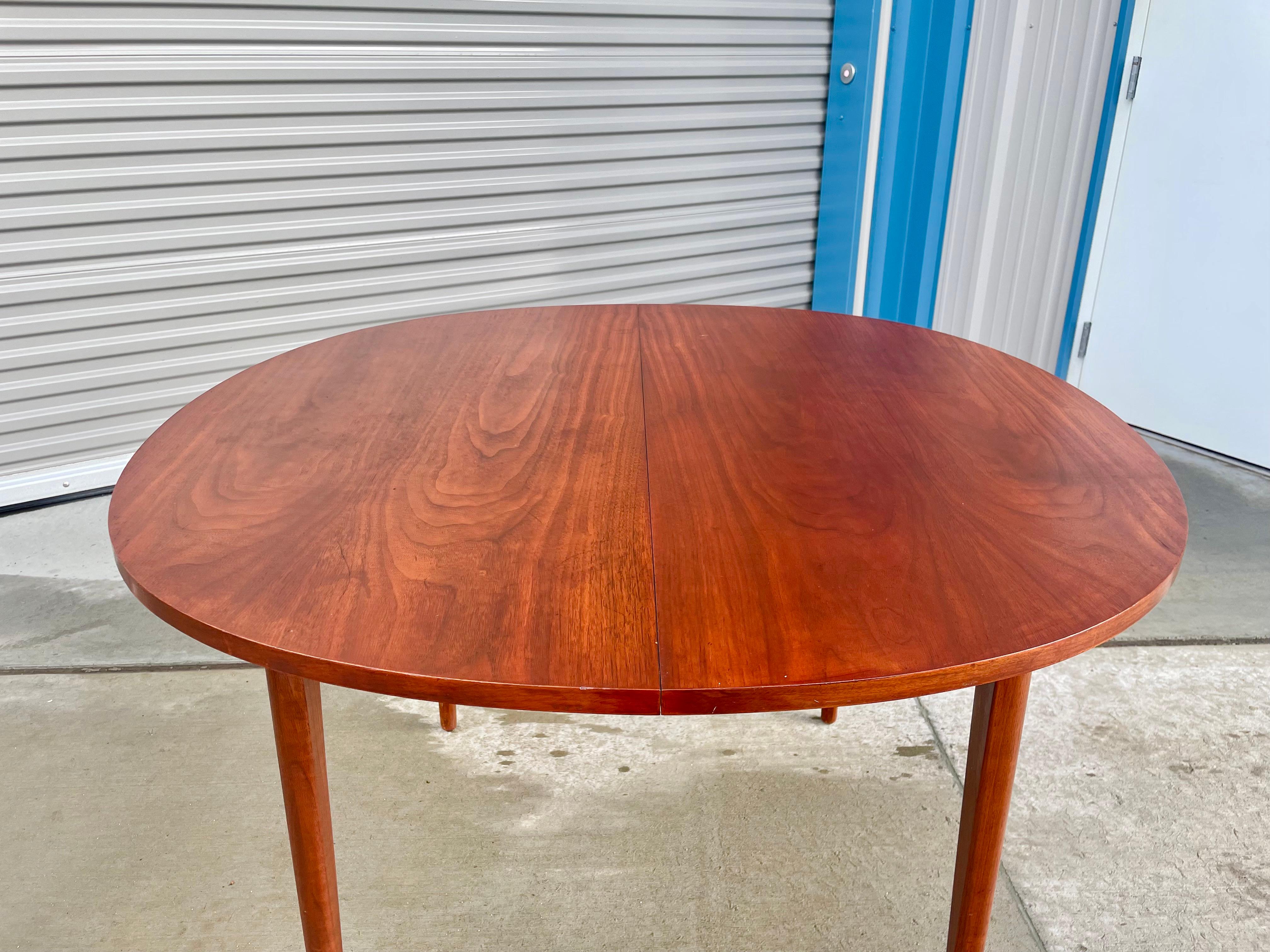 Midcentury Dining Table Designed by Kipp Stewart for Drexel In Good Condition In North Hollywood, CA