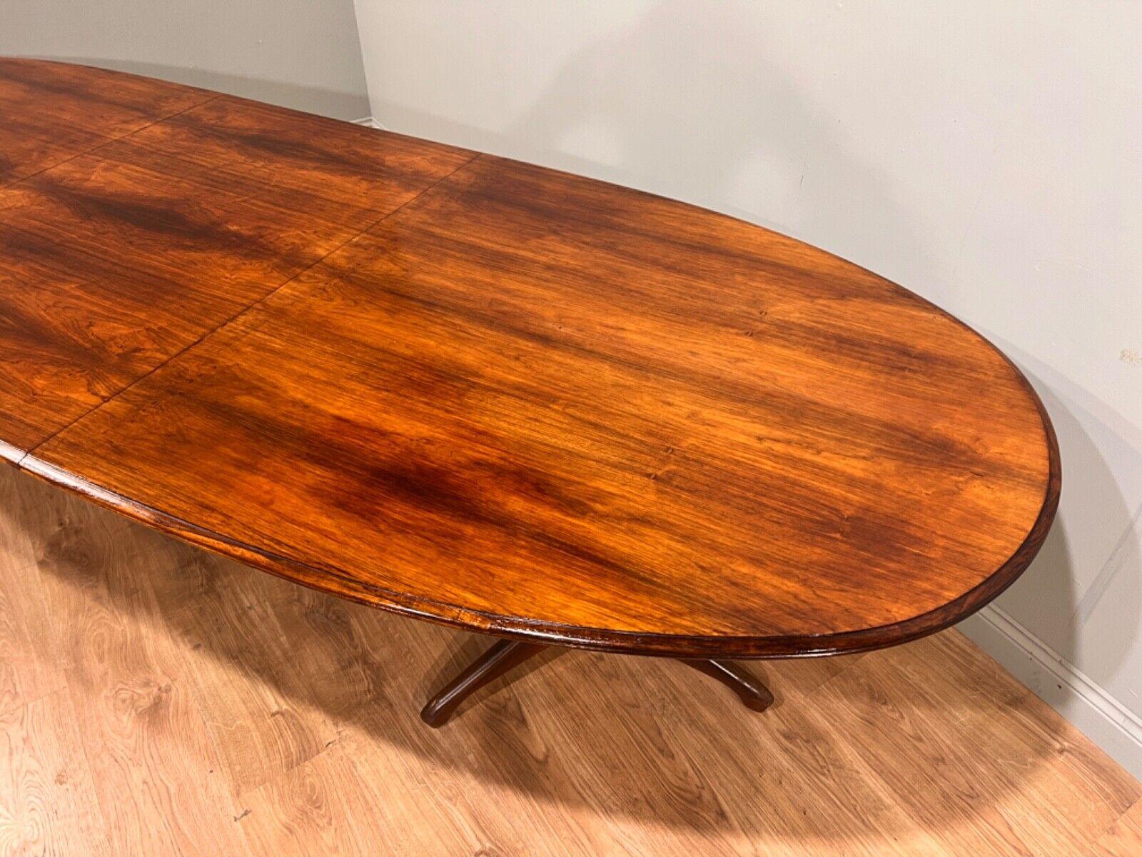 Mid Century Dining Table Extending by McIntosh 1960s 6