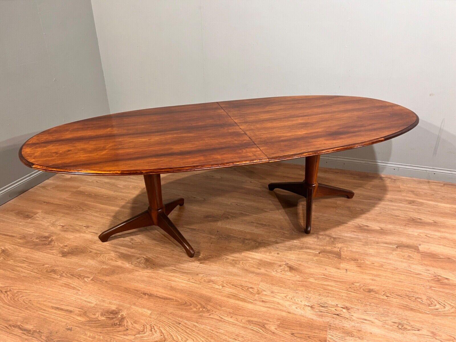 Mid Century Dining Table Extending by McIntosh 1960s 8