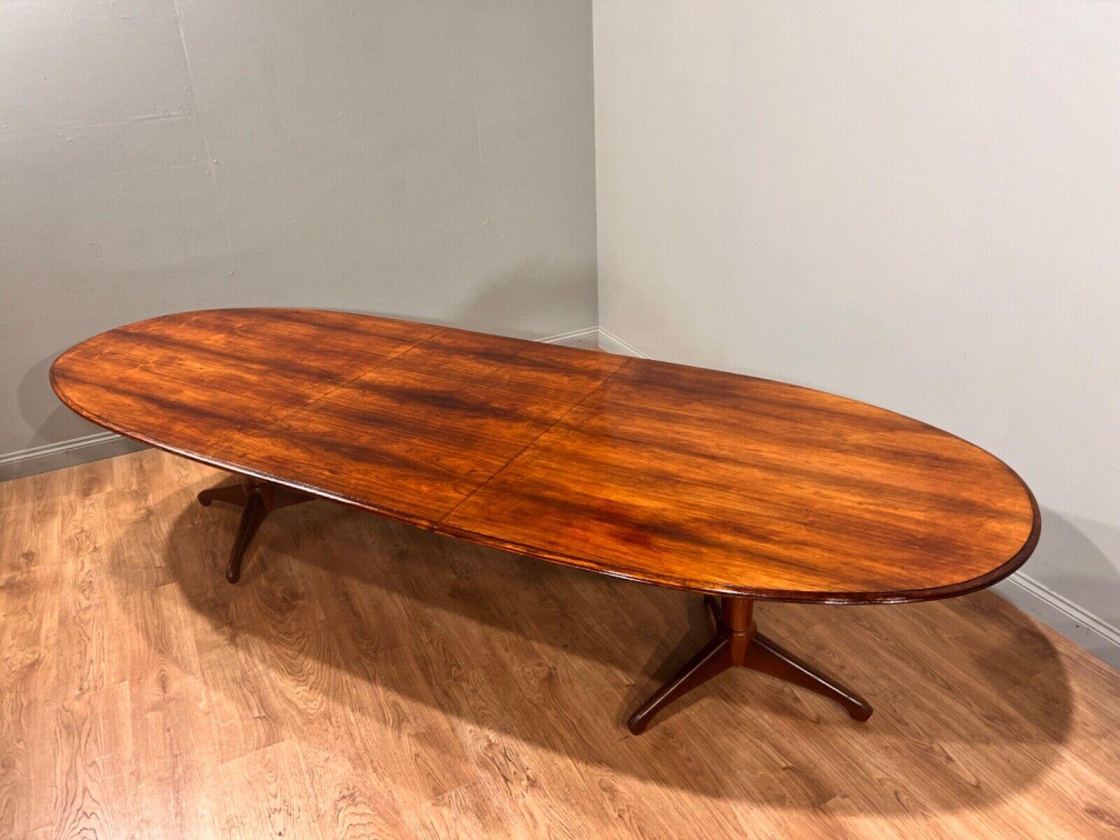 Mid Century Dining Table Extending by McIntosh 1960s 10