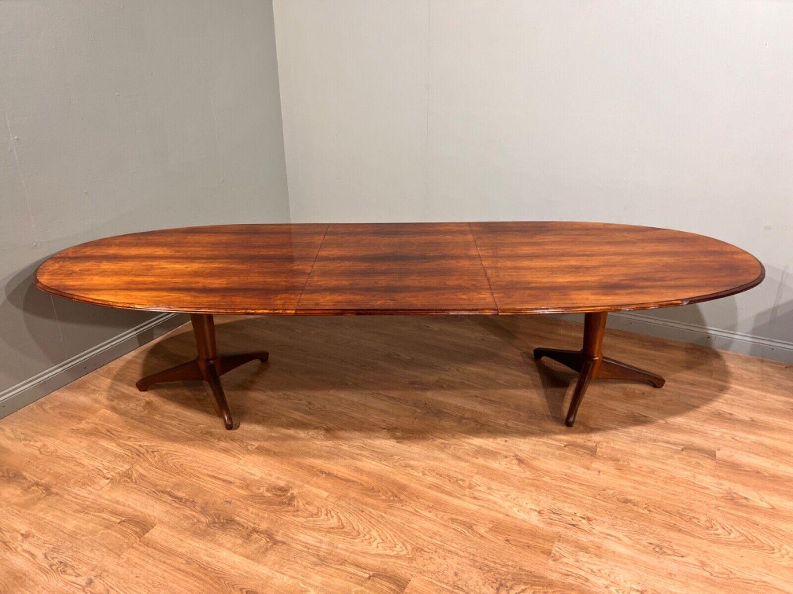 Mid Century Dining Table Extending by McIntosh 1960s 3
