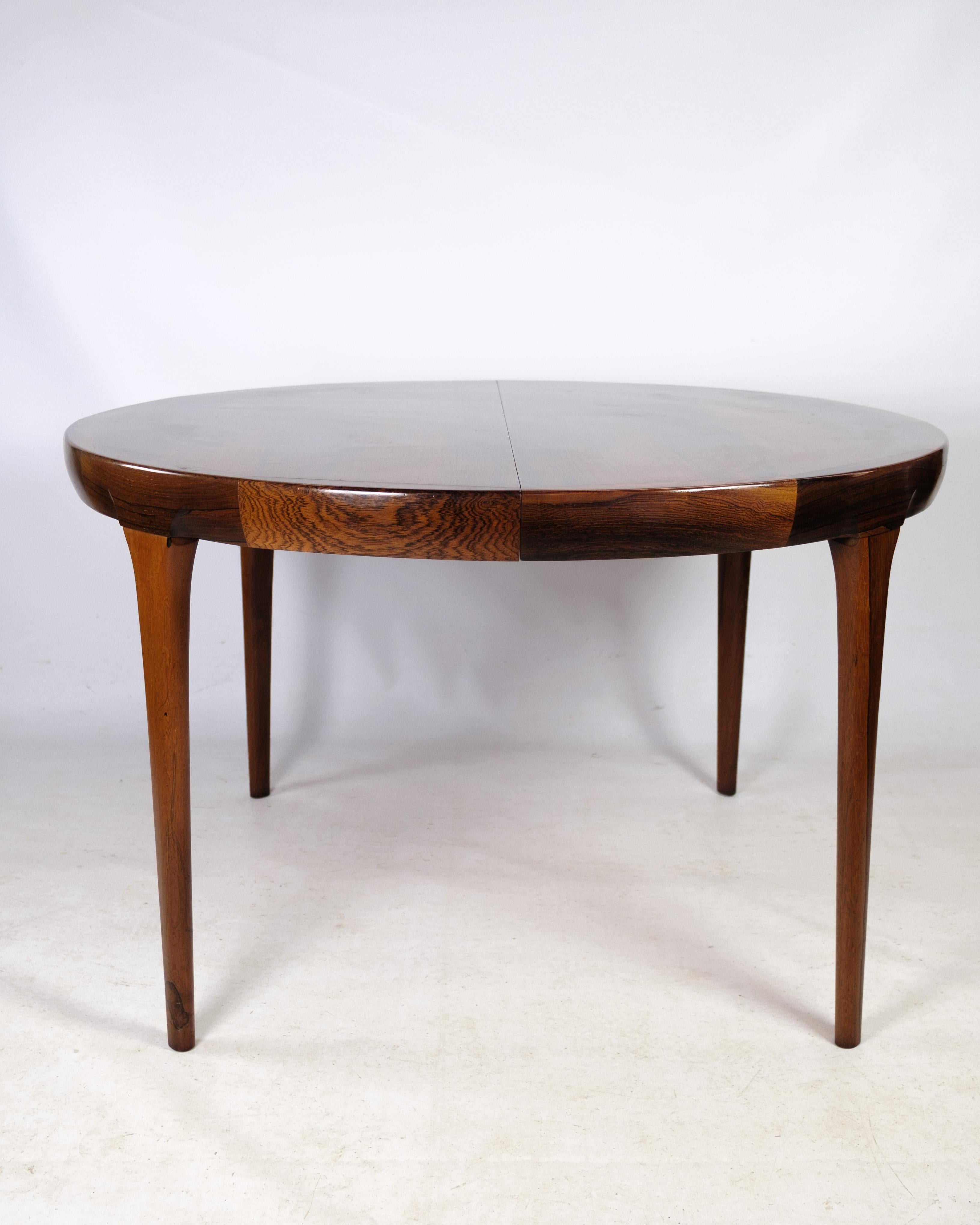 Midcentury Dining Table in Rosewood by Ib Kofod Larsen for Faarup Mobelfabrik 5