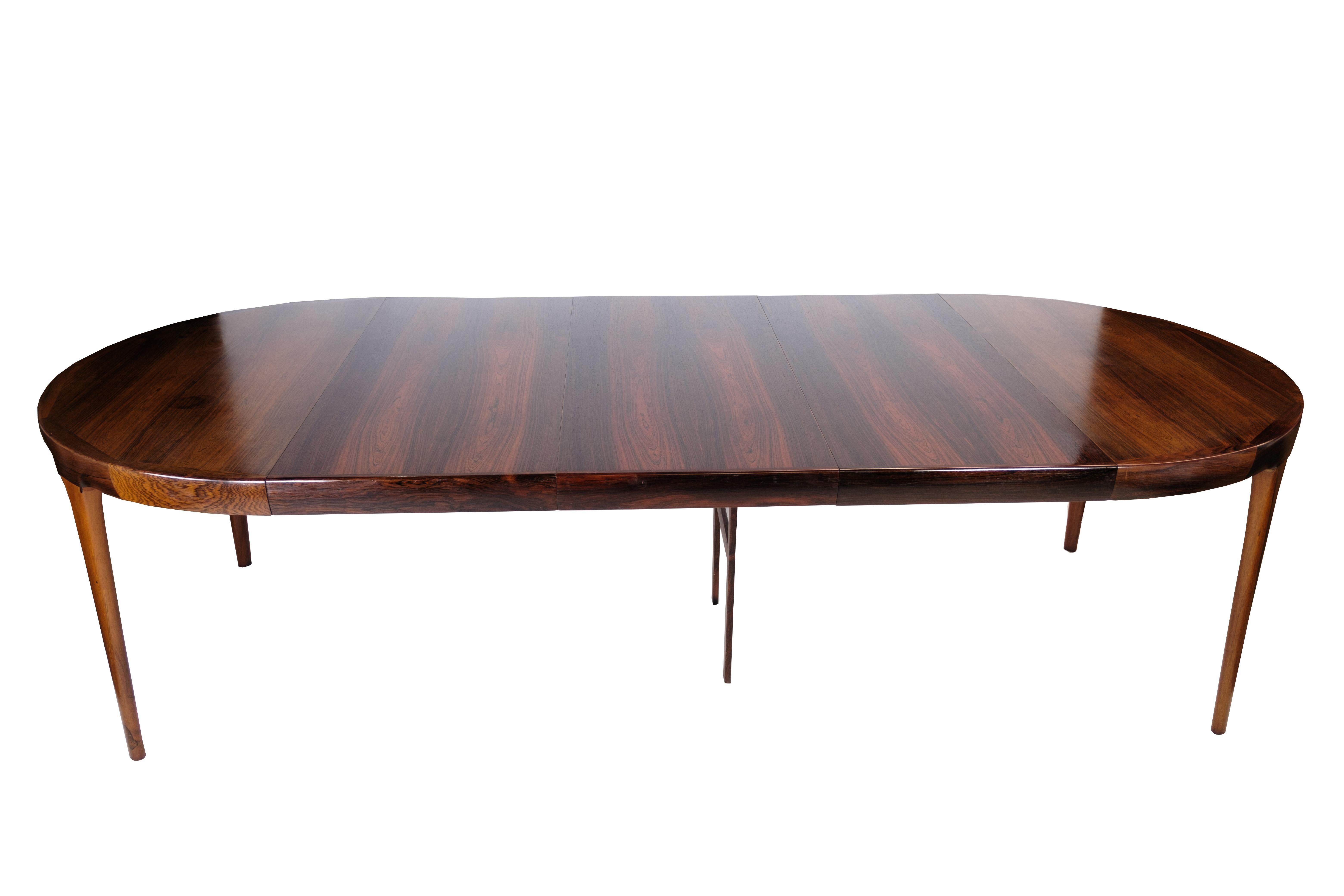 Midcentury Dining Table in Rosewood by Ib Kofod Larsen for Faarup Mobelfabrik 8