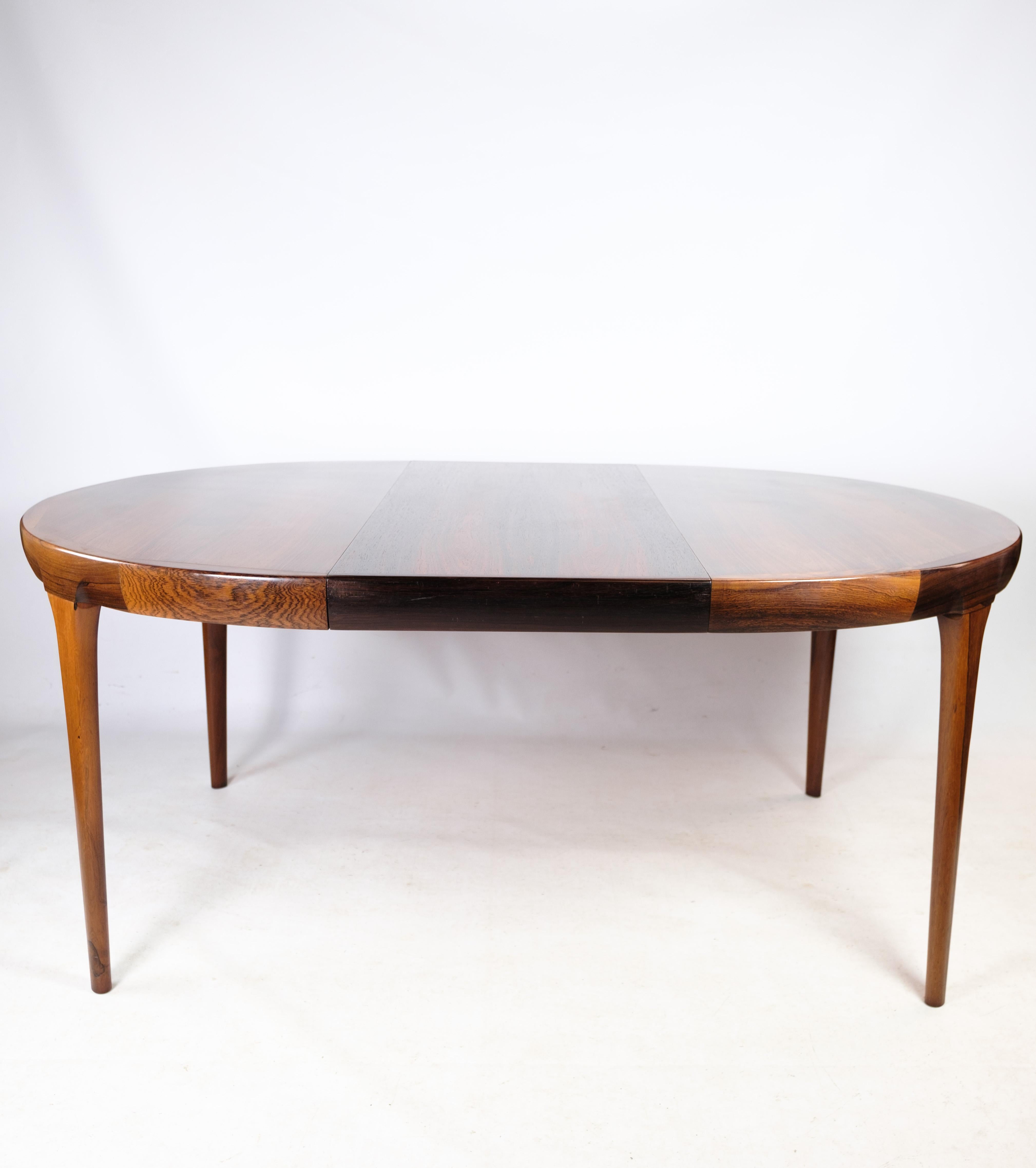 Midcentury Dining Table in Rosewood by Ib Kofod Larsen for Faarup Mobelfabrik 10