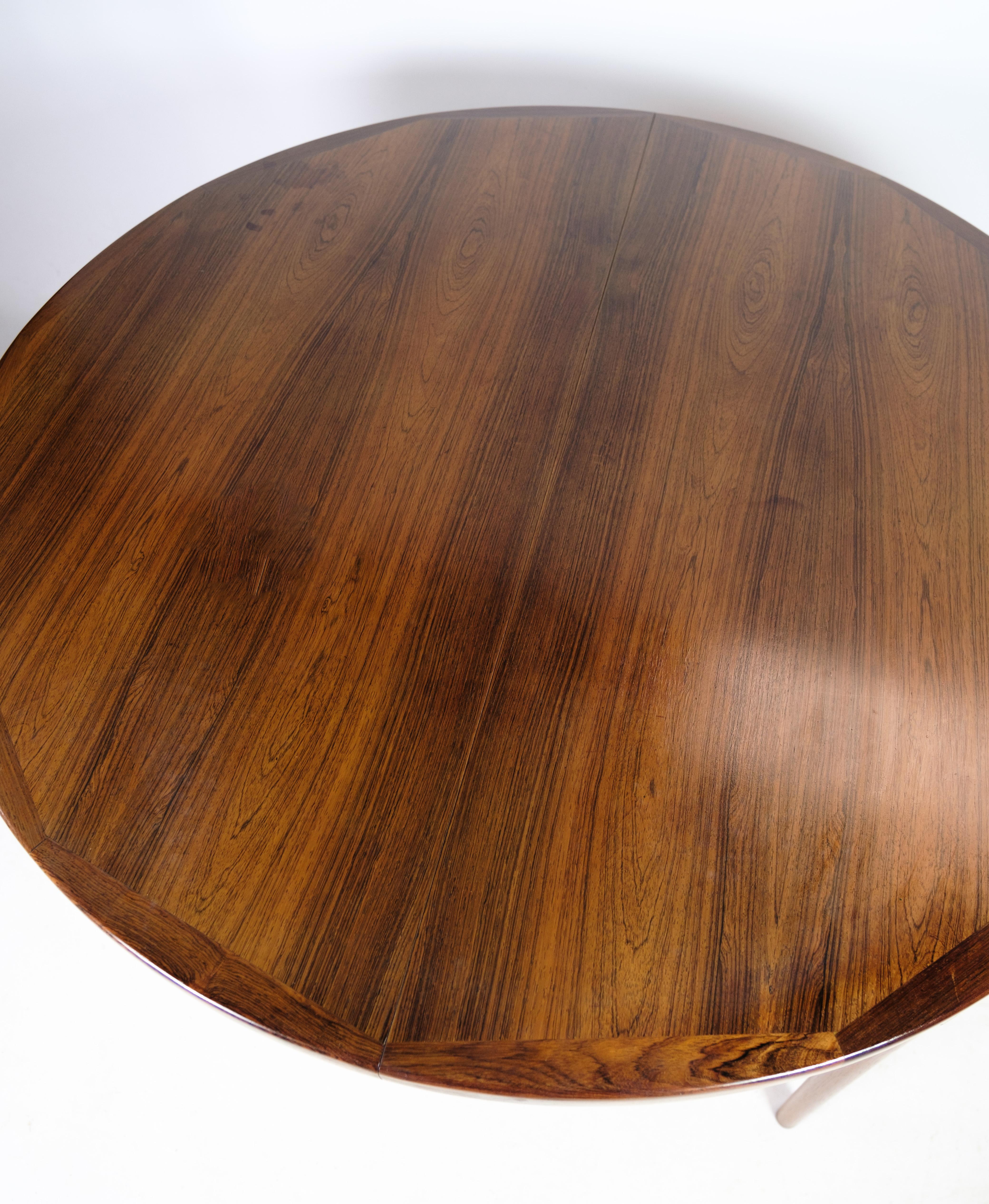 Mid-20th Century Midcentury Dining Table in Rosewood by Ib Kofod Larsen for Faarup Mobelfabrik