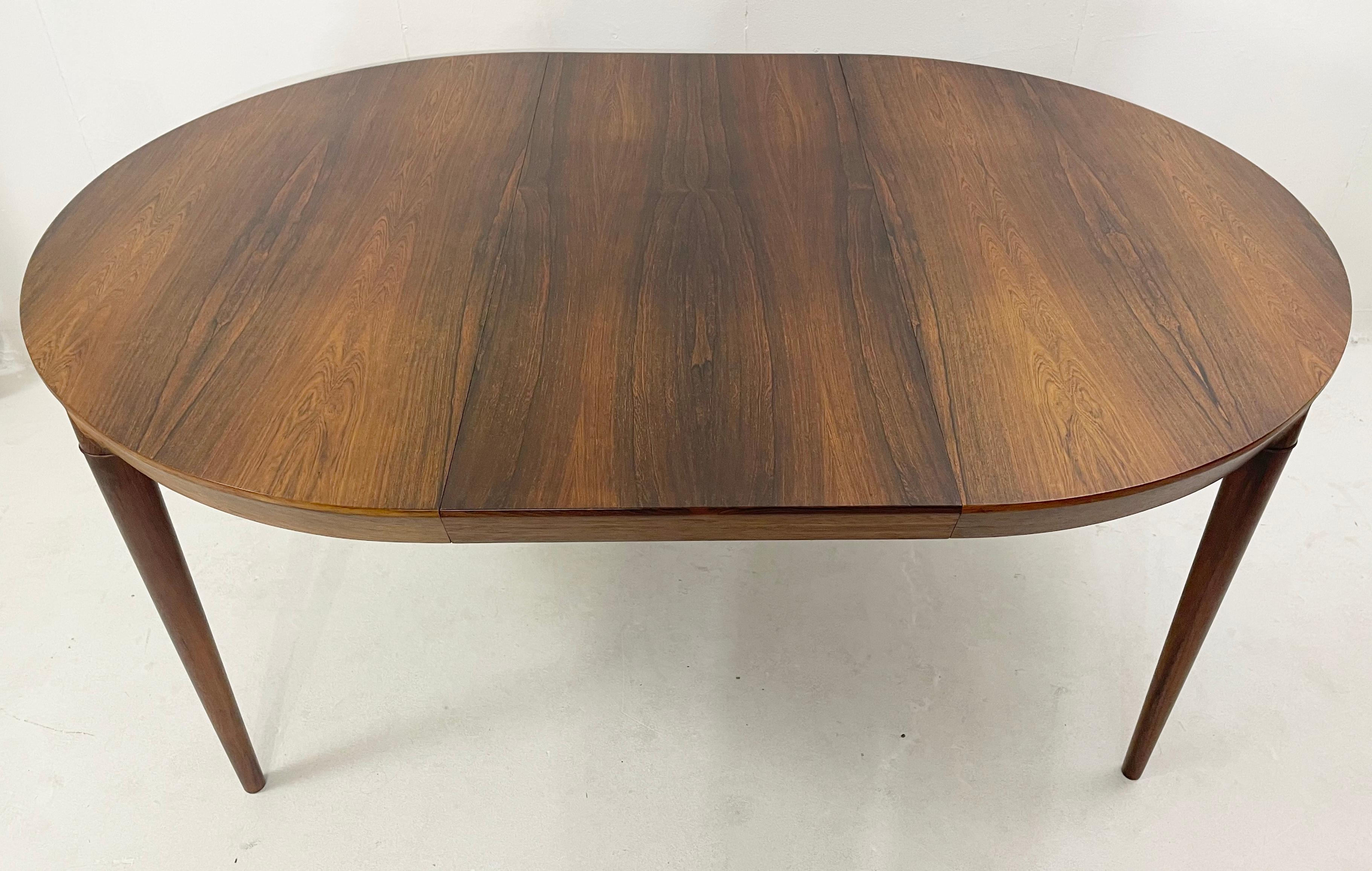 Mid-Century Dining Table with 1 Extension by Severin Hansen, Denmark, 1960s 1