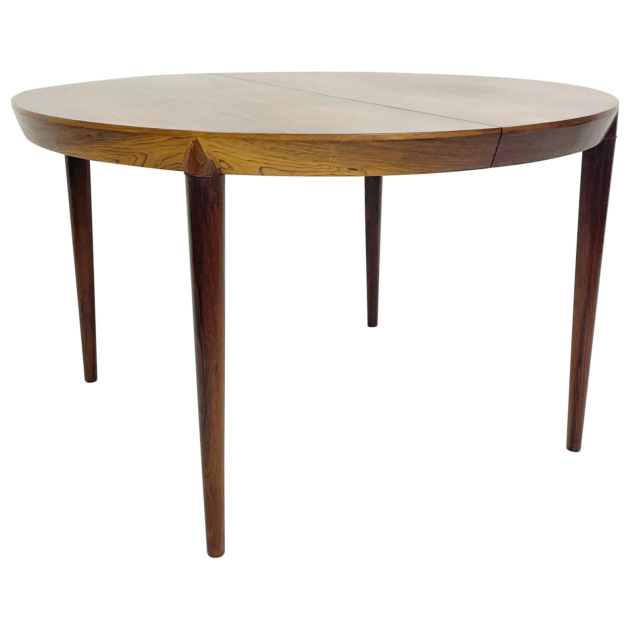 Mid-Century Dining Table with 1 Extension by Severin Hansen, Denmark, 1960s