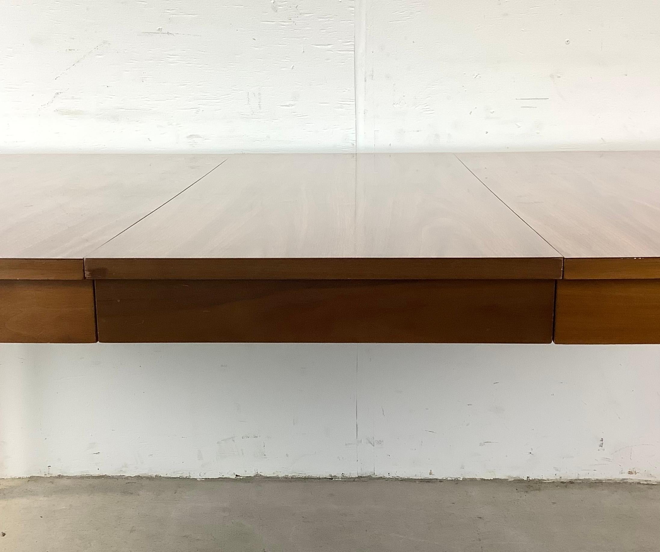 Mid-Century Dining Table With Leaf For Sale 9