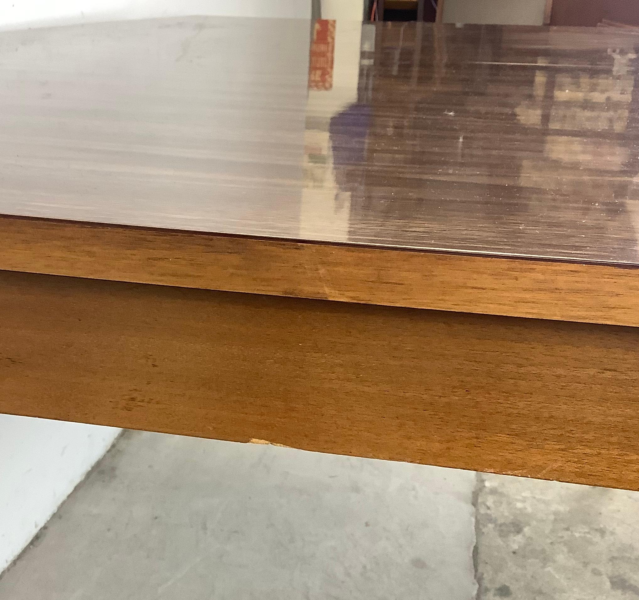 Mid-Century Dining Table With Leaf For Sale 11
