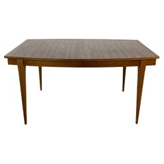 Used Mid-Century Dining Table With Leaf