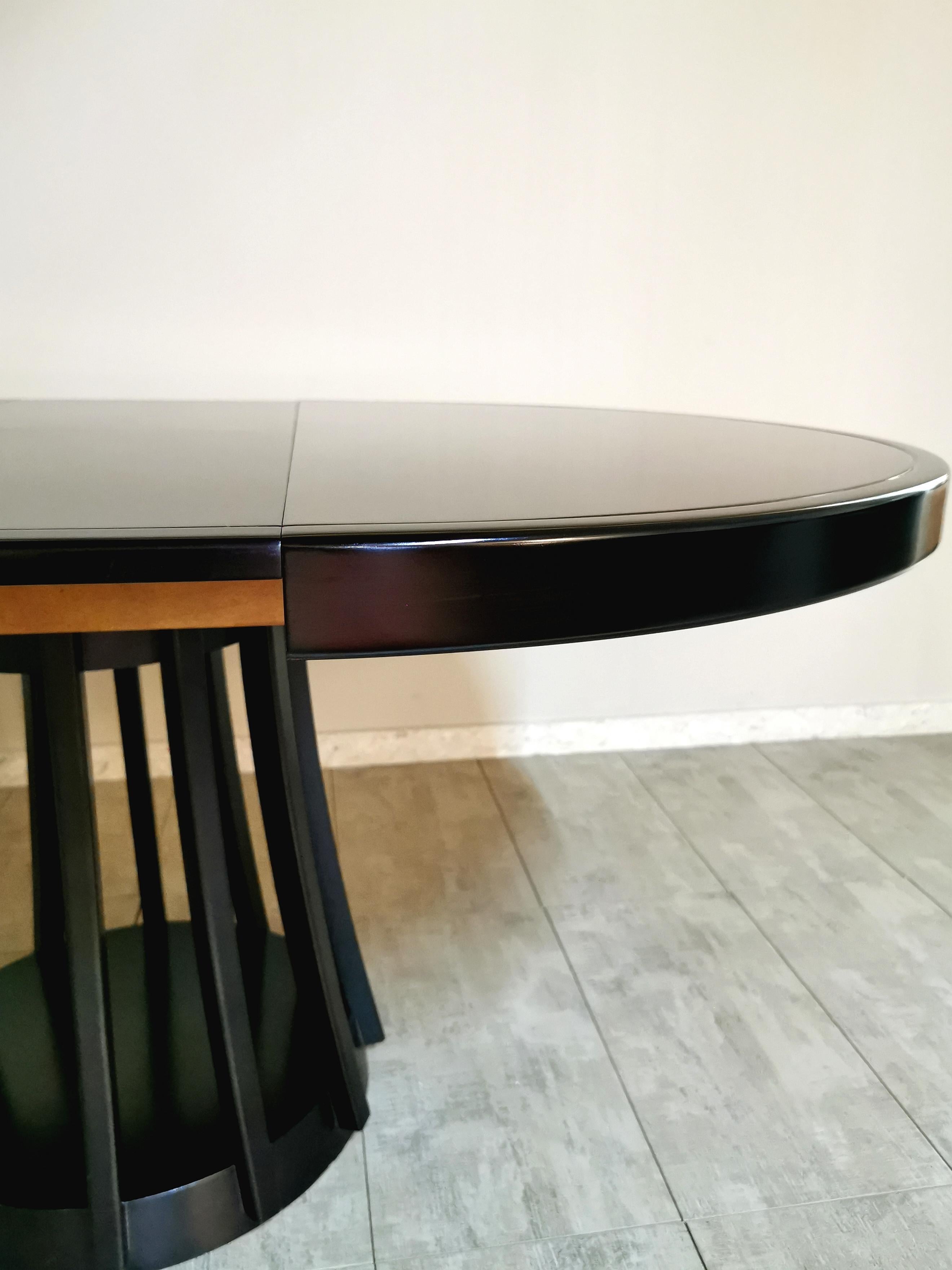 Late 20th Century  Dining Room Table Wood Angelo Mangiarotti Mid Century Italian Design 1972s