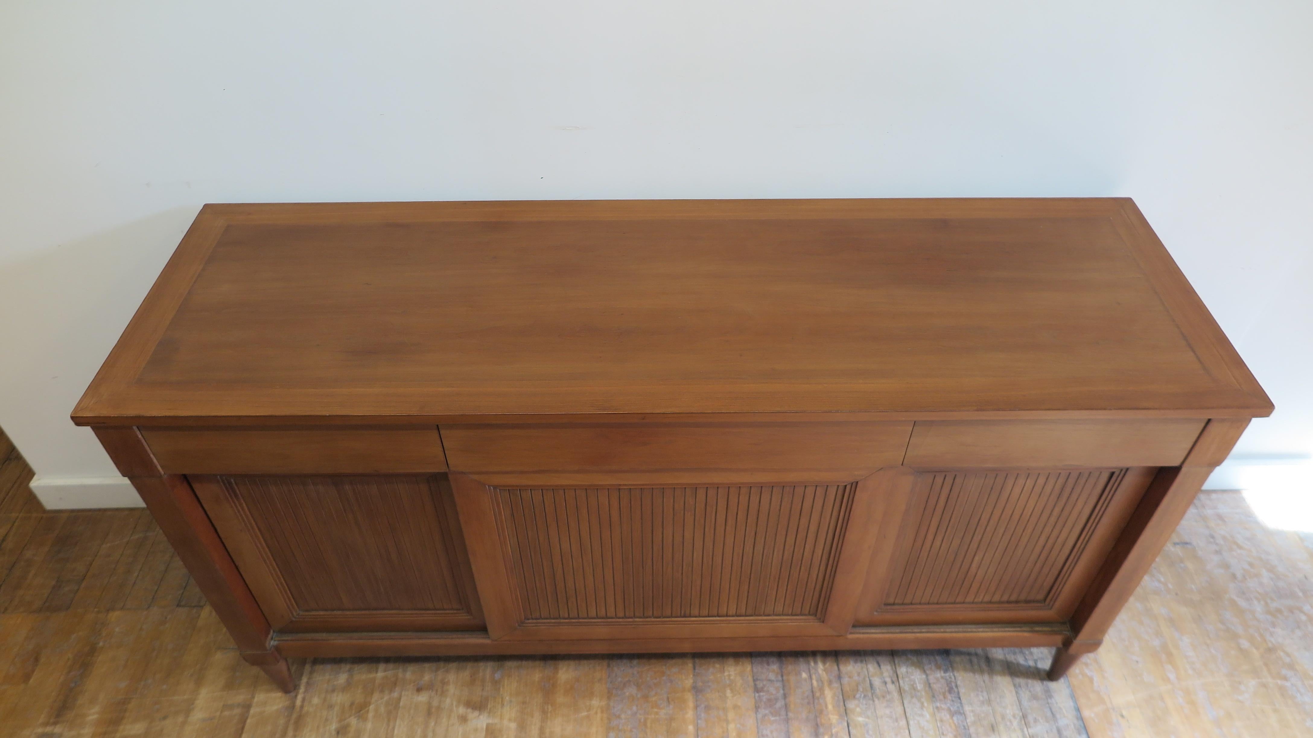 Directoire Mid Century Directorie Style Credenza Sideboard