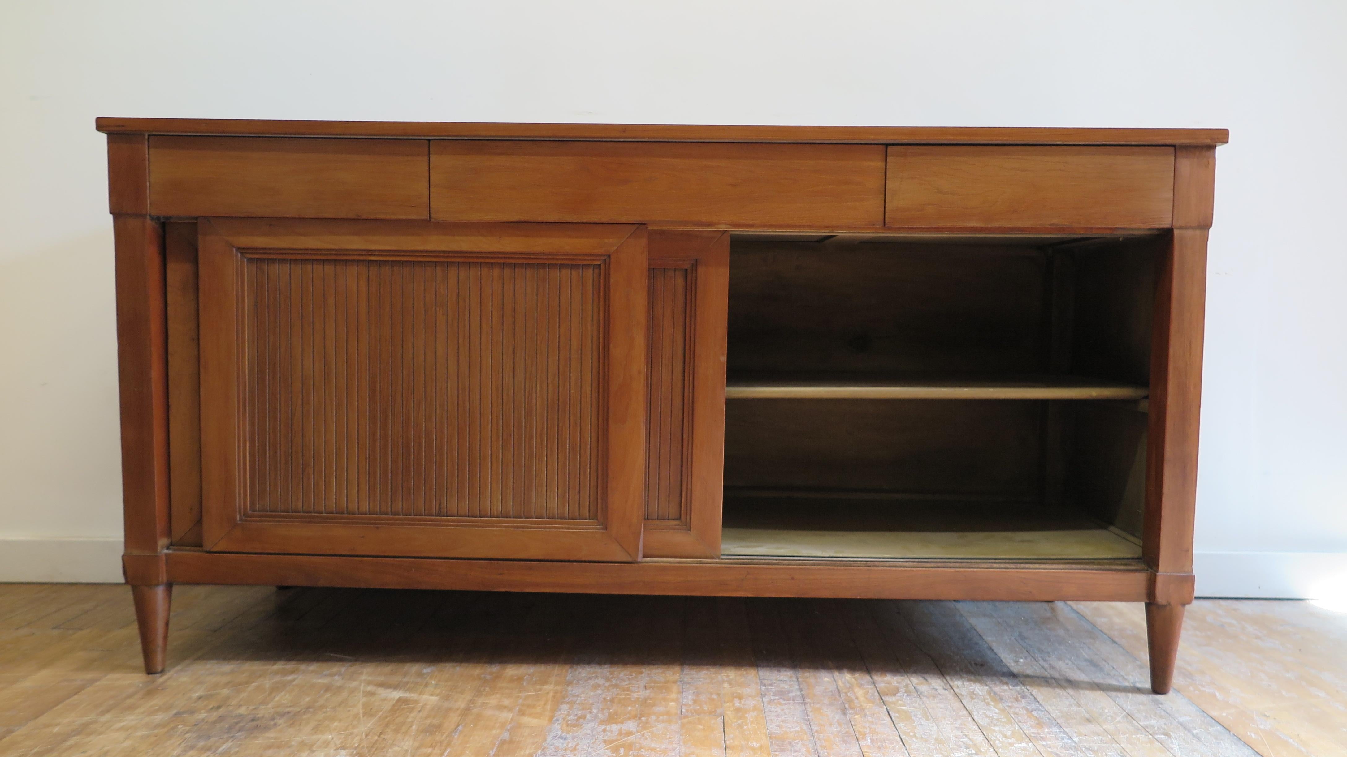 Mid-20th Century Mid Century Directorie Style Credenza Sideboard