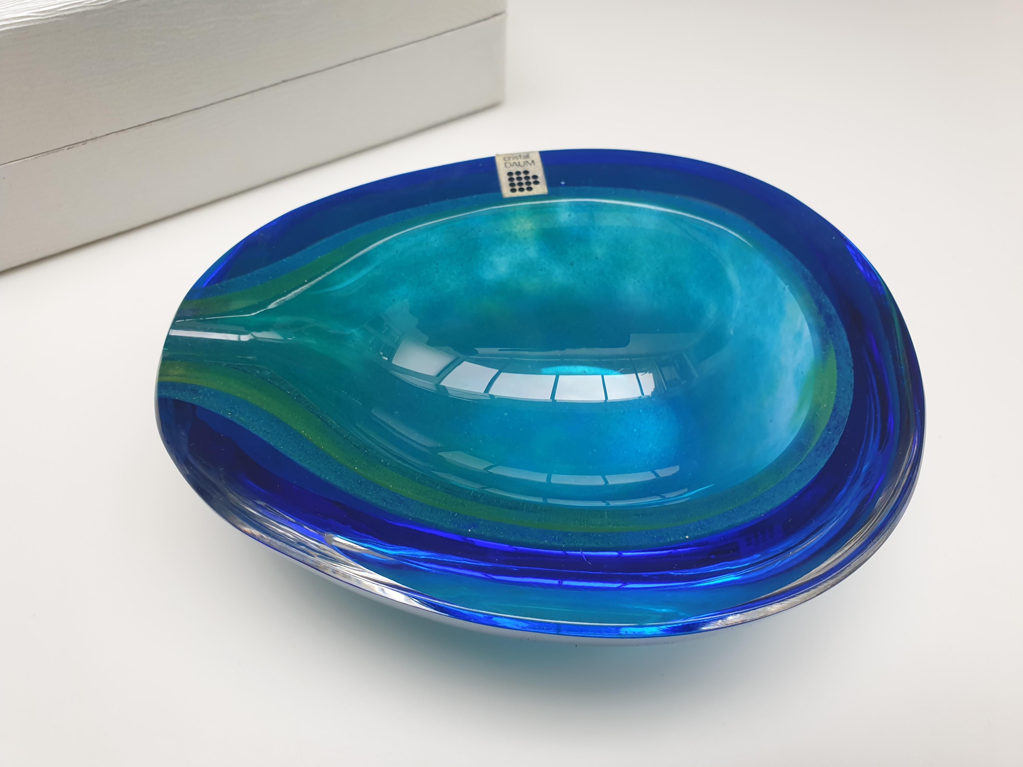 French Mid Century dish by Daum For Sale