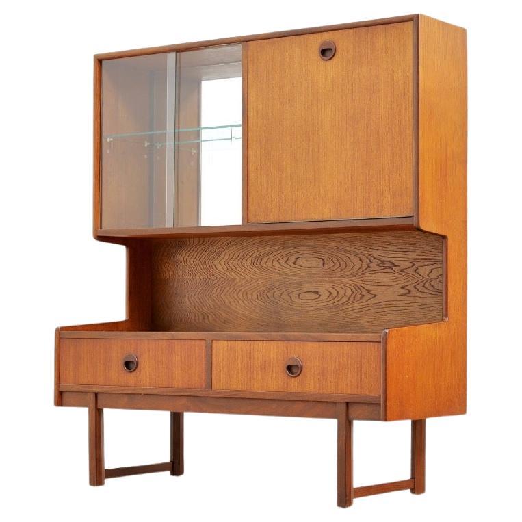 Mid Century Display China Cabinet by Turnidge of London