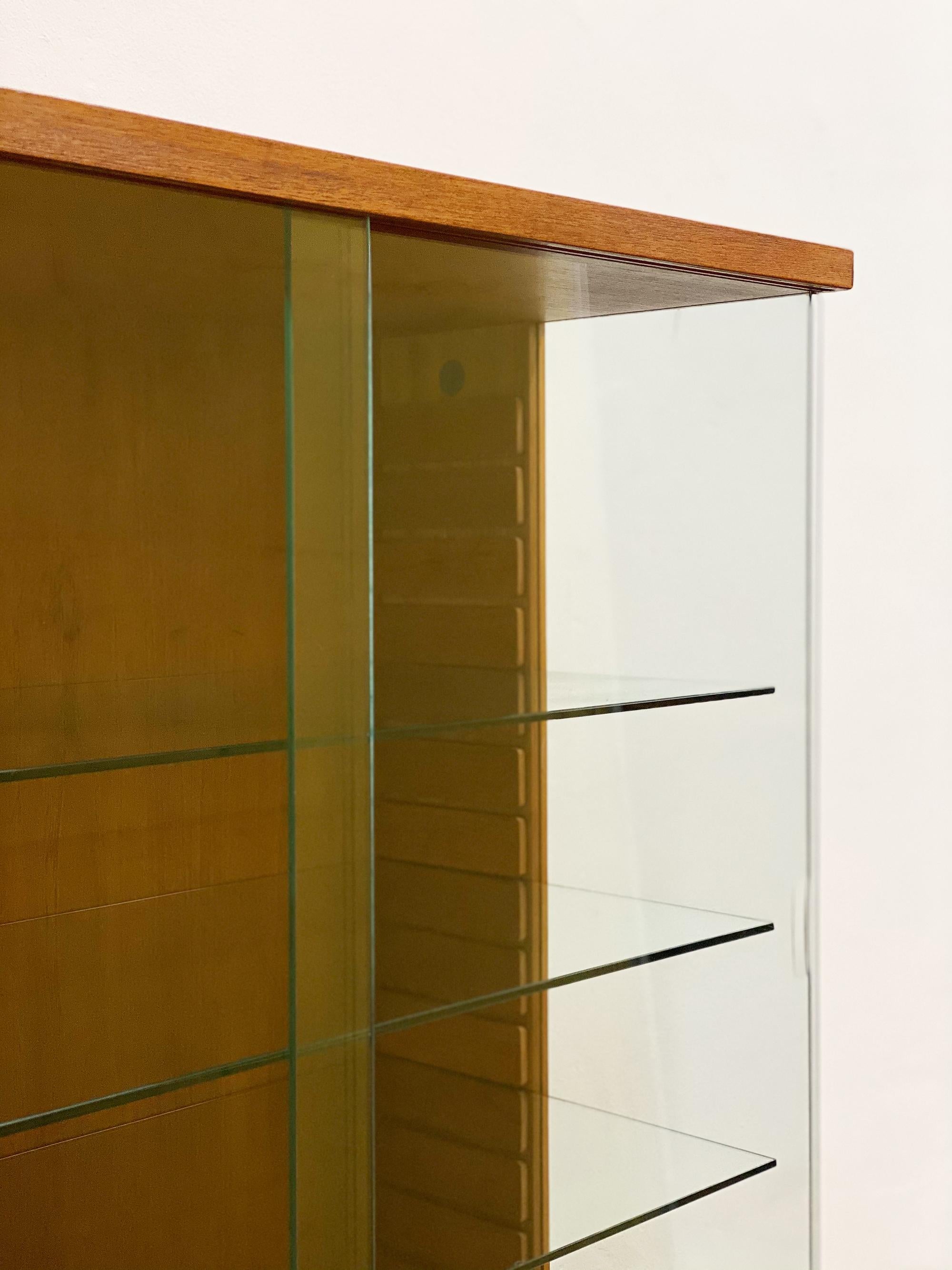 Mid Century Display Showcase Cabinet in Teak by Dieter Waeckerlin, Behr, Germany In Good Condition For Sale In München, Bavaria