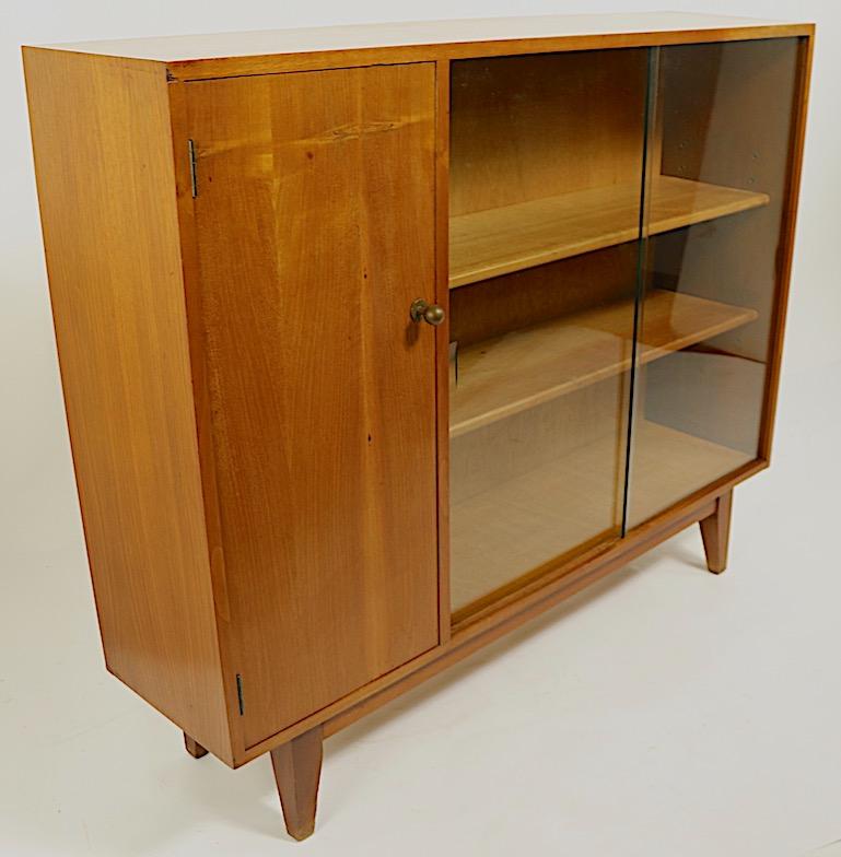 Veneer Mid Century Display Vitrine Cabinet by Gimson Slater