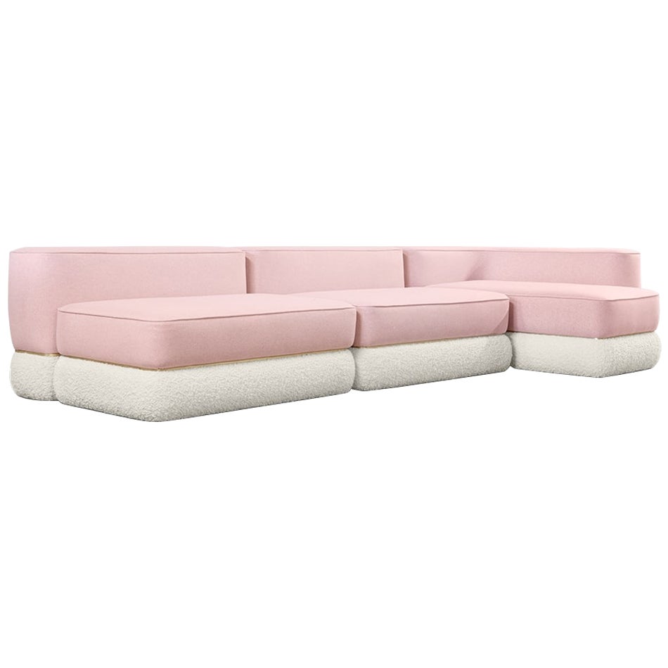 Mid-Century Distinctive Kandi Modular Sofa by Karim Rashid For Sale