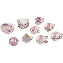 Set da dessert di metà secolo Dixie Rett 'Coral Gables', set di 10 pezzi