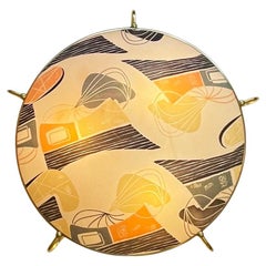 Plafonnier ou applique murale Dome du milieu du siècle par Erco, années 1950 Allemagne